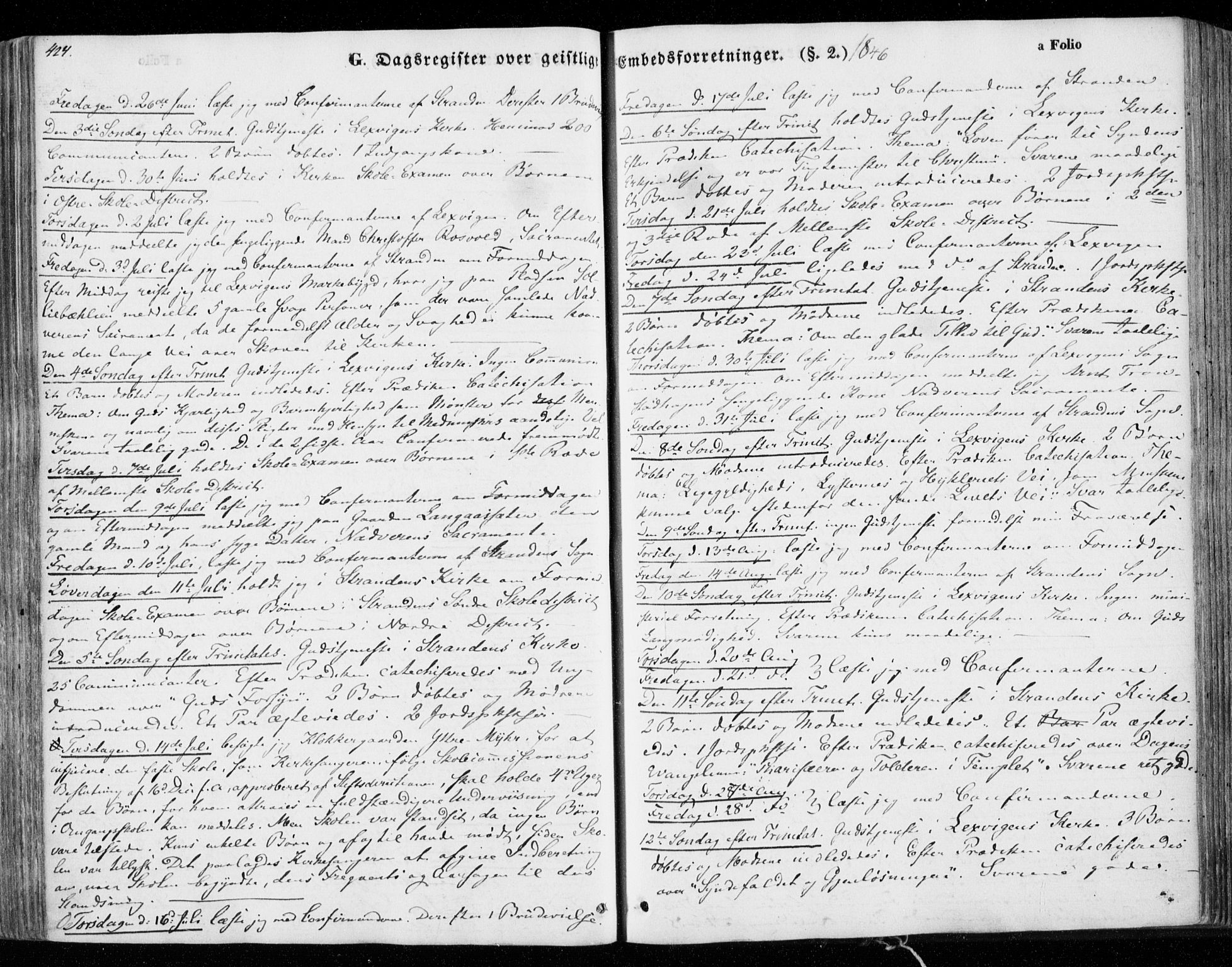 Ministerialprotokoller, klokkerbøker og fødselsregistre - Nord-Trøndelag, AV/SAT-A-1458/701/L0007: Ministerialbok nr. 701A07 /1, 1842-1854, s. 424