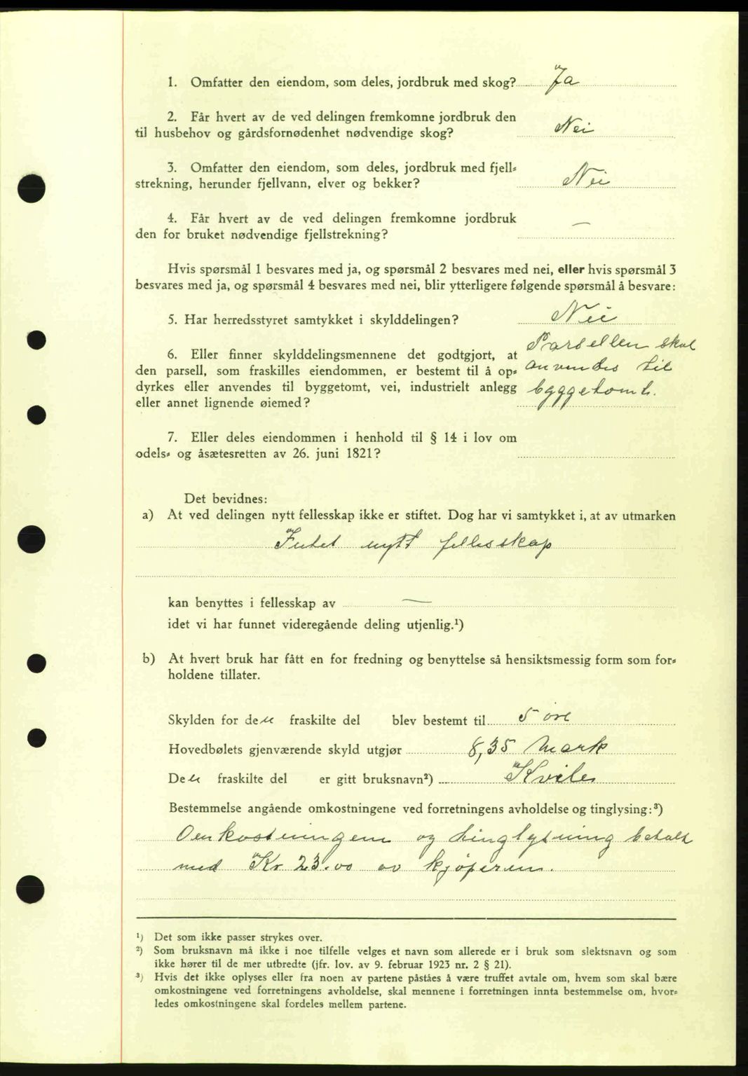 Idd og Marker sorenskriveri, AV/SAO-A-10283/G/Gb/Gbb/L0004: Pantebok nr. A4, 1940-1941, Dagboknr: 404/1941