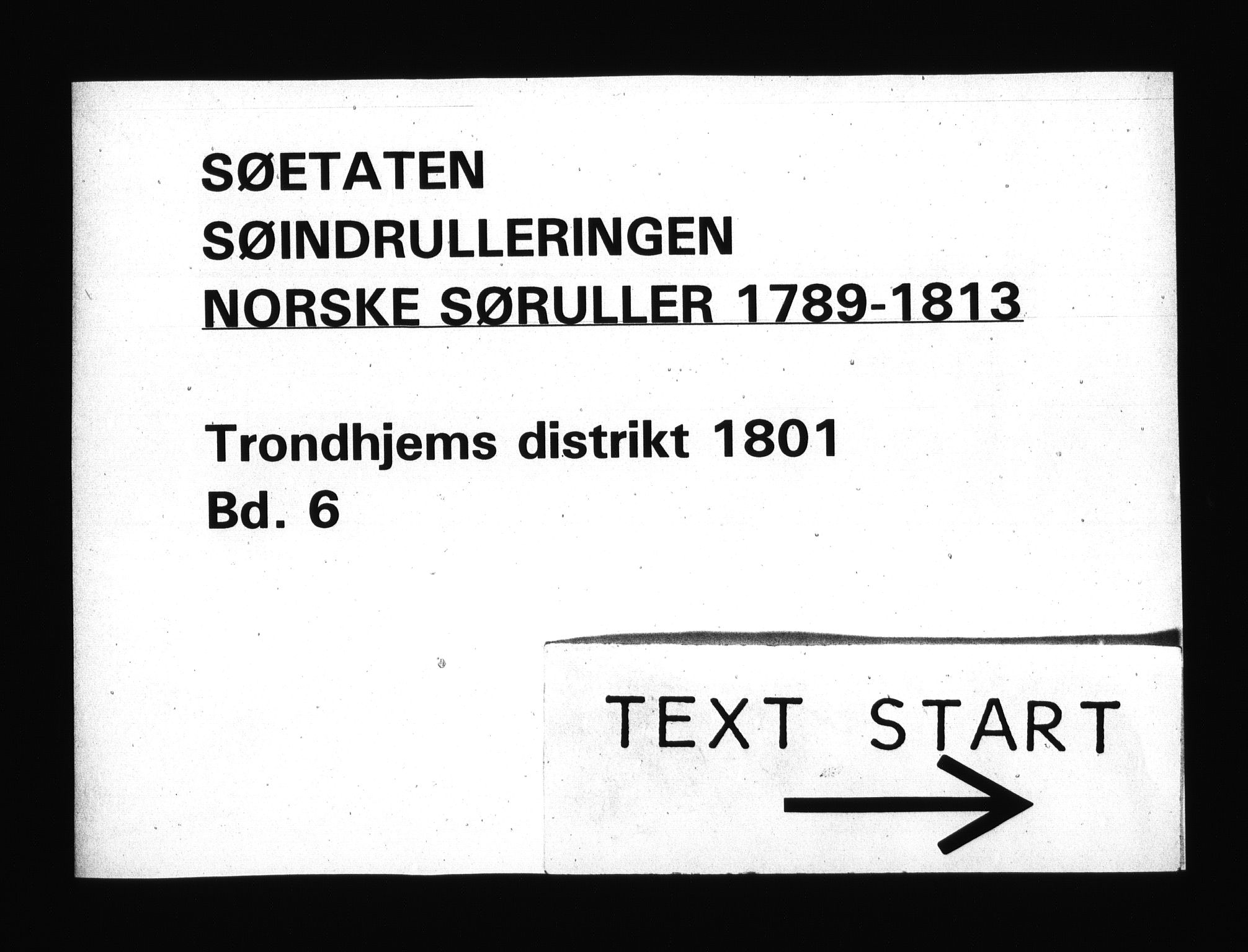 Sjøetaten, RA/EA-3110/F/L0329: Trondheim distrikt, bind 6, 1801
