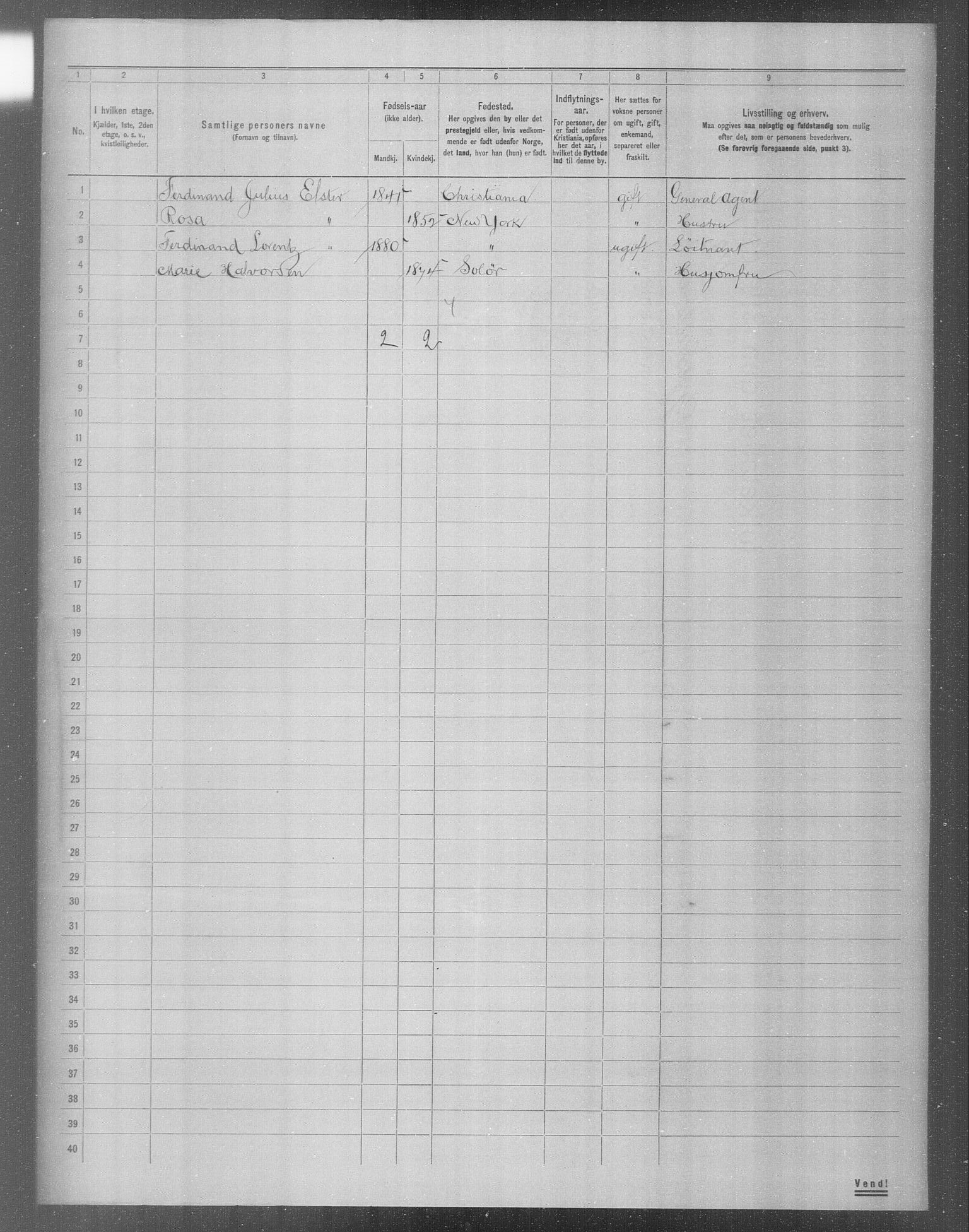 OBA, Kommunal folketelling 31.12.1904 for Kristiania kjøpstad, 1904, s. 6581