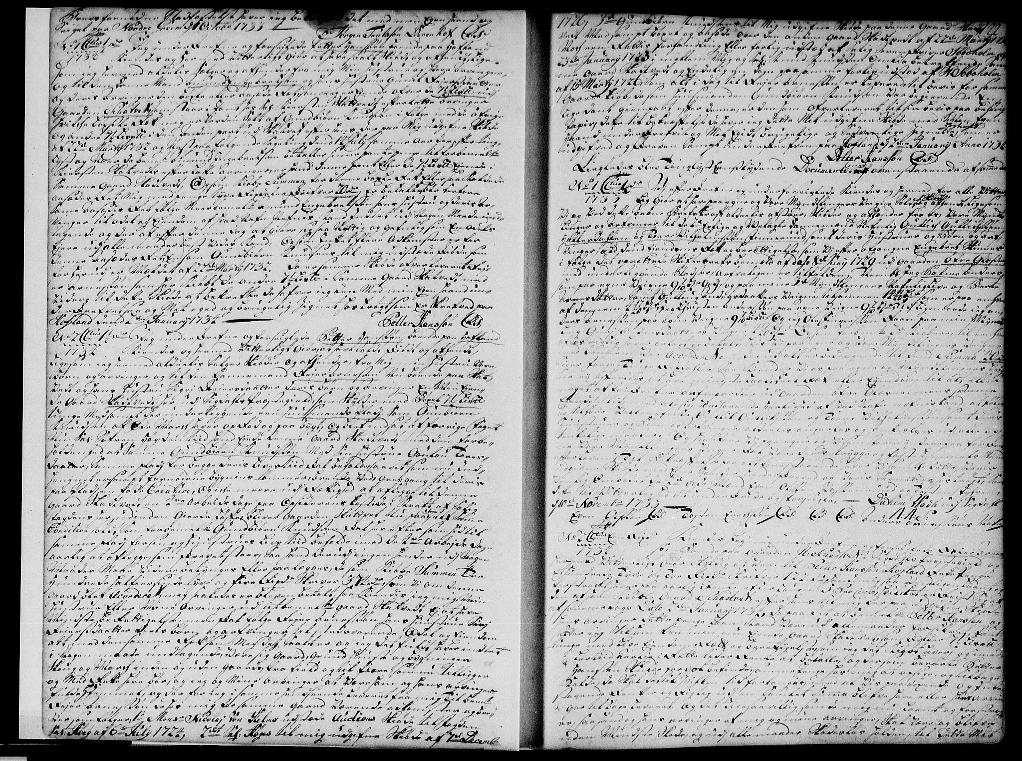 Eiker, Modum og Sigdal sorenskriveri, SAKO/A-123/G/Ga/Gaa/L0001b: Pantebok nr. I 1b, 1734-1739, s. 122