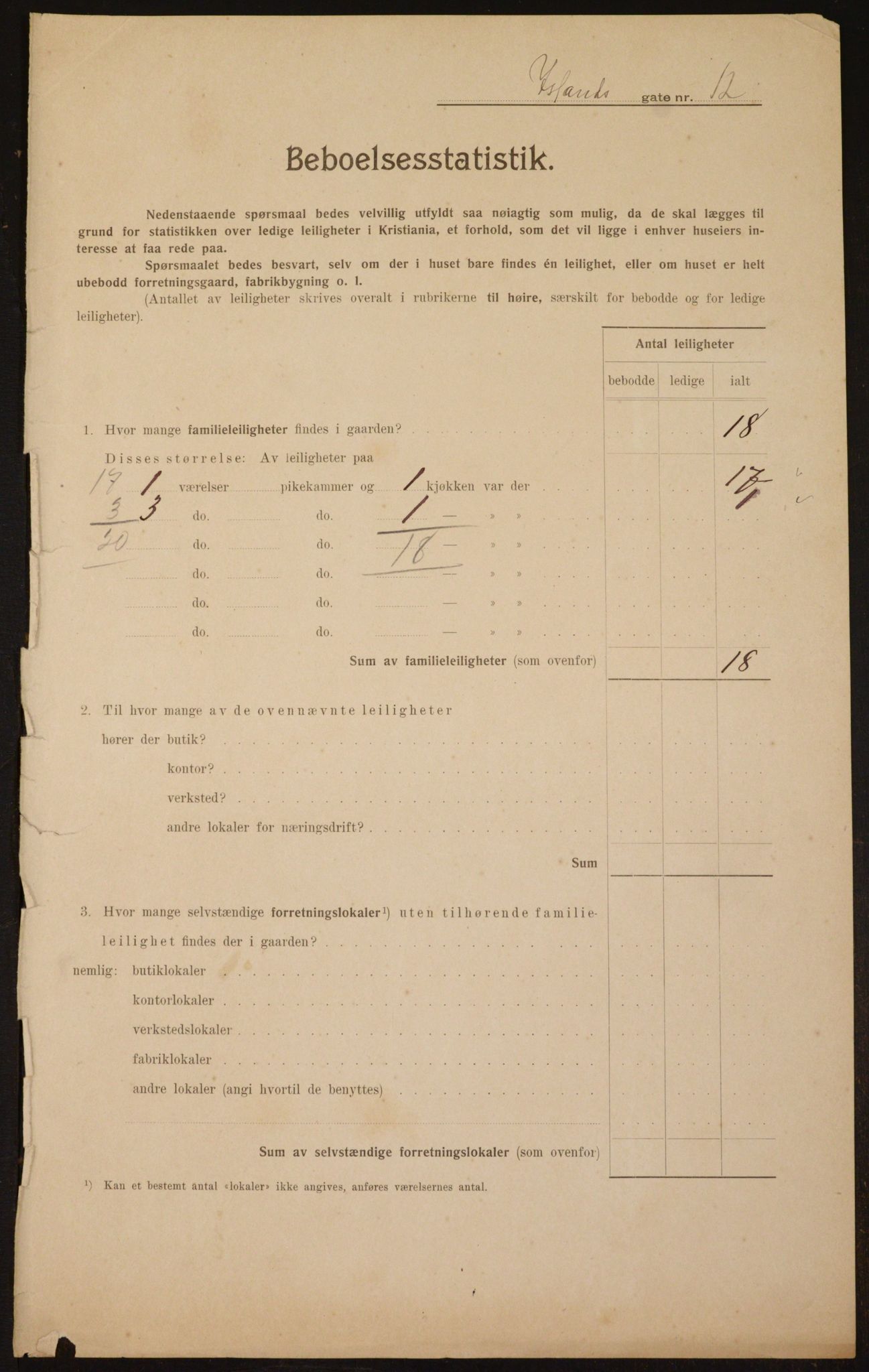 OBA, Kommunal folketelling 1.2.1910 for Kristiania, 1910, s. 43572