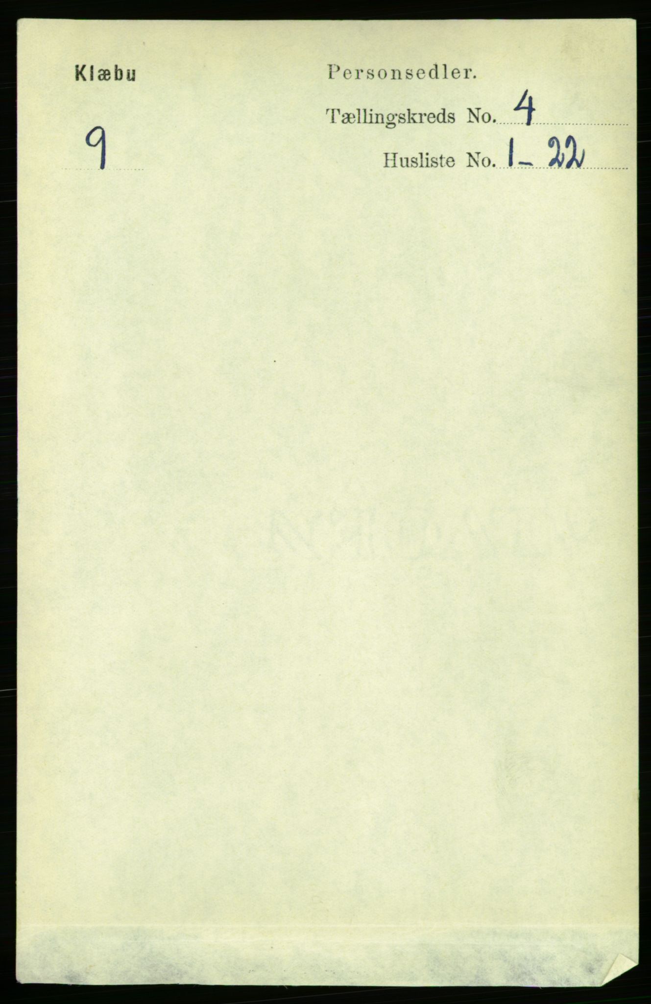 RA, Folketelling 1891 for 1662 Klæbu herred, 1891, s. 736