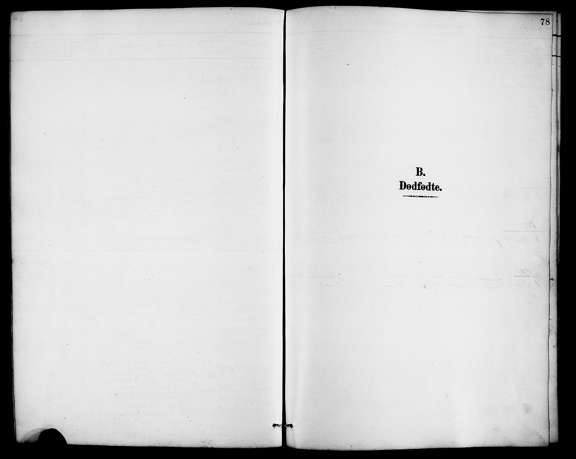 Lund sokneprestkontor, SAST/A-101809/S07/L0007: Klokkerbok nr. B 7, 1890-1925, s. 78
