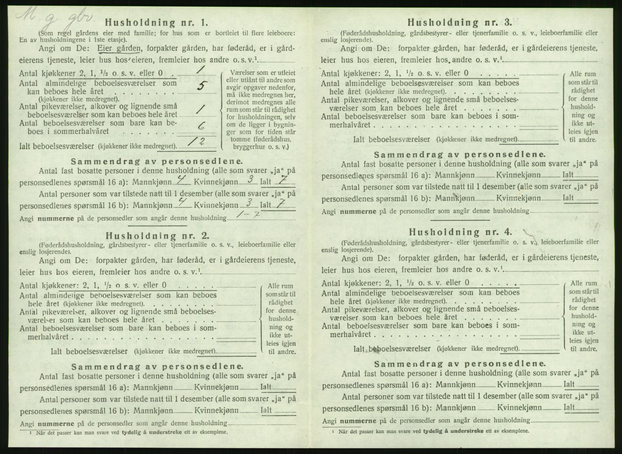 SAT, Folketelling 1920 for 1572 Tustna herred, 1920, s. 436