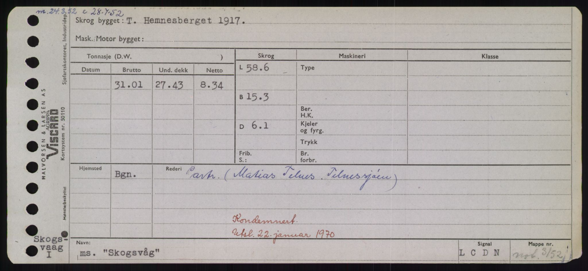 Sjøfartsdirektoratet med forløpere, Skipsmålingen, AV/RA-S-1627/H/Hd/L0034: Fartøy, Sk-Slå, s. 233
