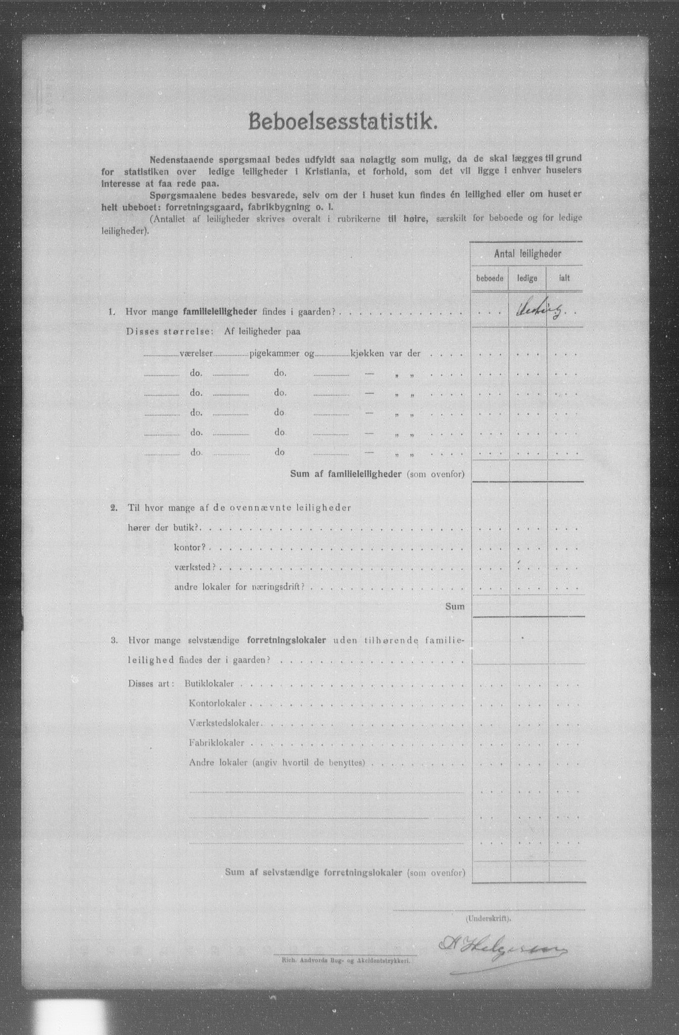 OBA, Kommunal folketelling 31.12.1904 for Kristiania kjøpstad, 1904, s. 24308