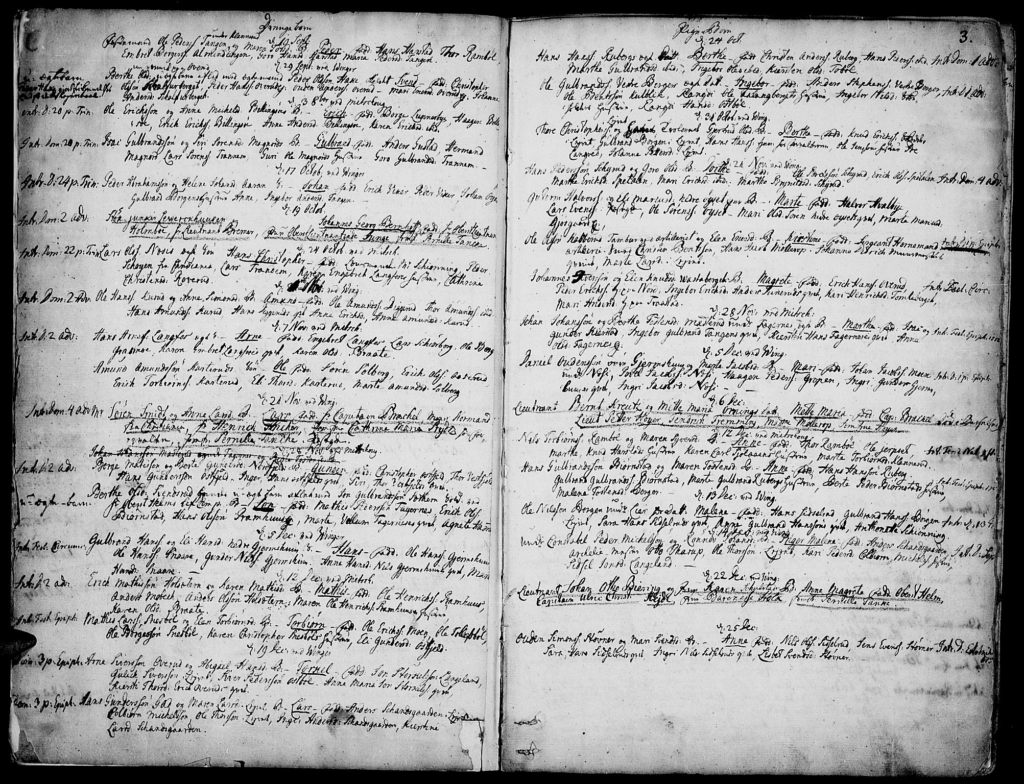Vinger prestekontor, AV/SAH-PREST-024/H/Ha/Haa/L0003: Ministerialbok nr. 3, 1751-1772, s. 3