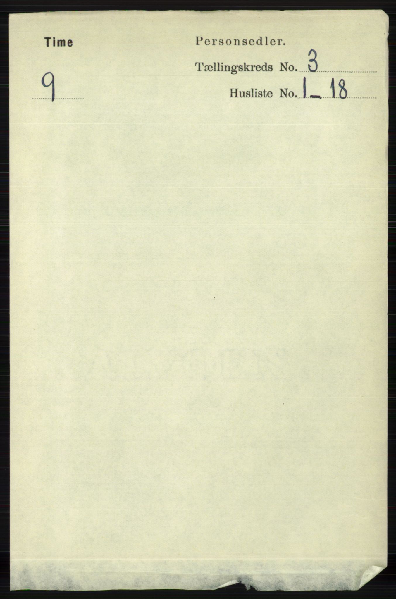 RA, Folketelling 1891 for 1121 Time herred, 1891, s. 1037