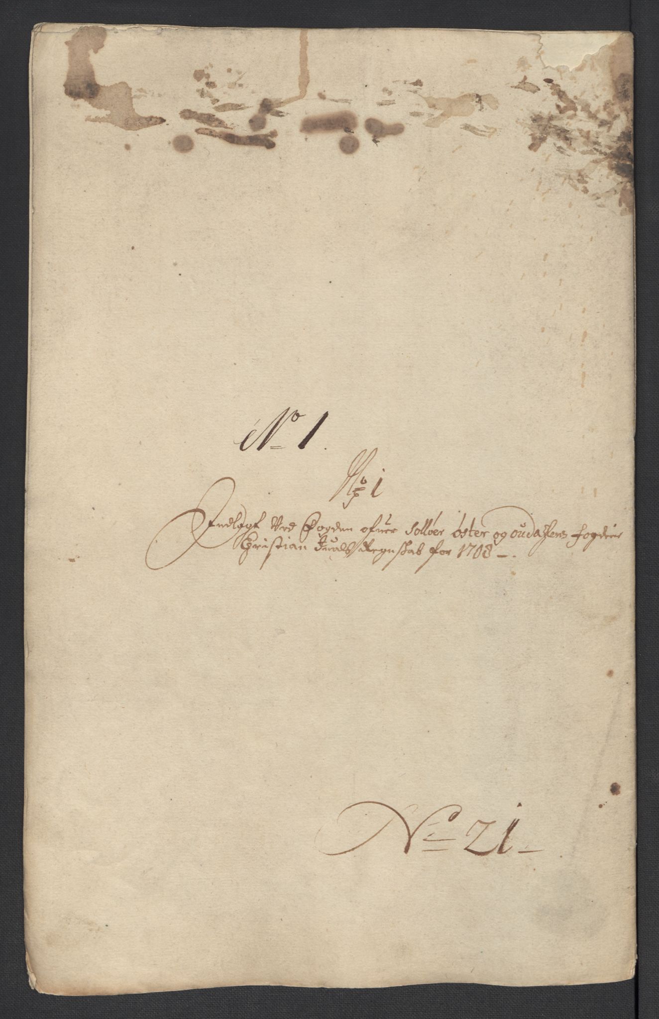 Rentekammeret inntil 1814, Reviderte regnskaper, Fogderegnskap, RA/EA-4092/R13/L0845: Fogderegnskap Solør, Odal og Østerdal, 1708, s. 23