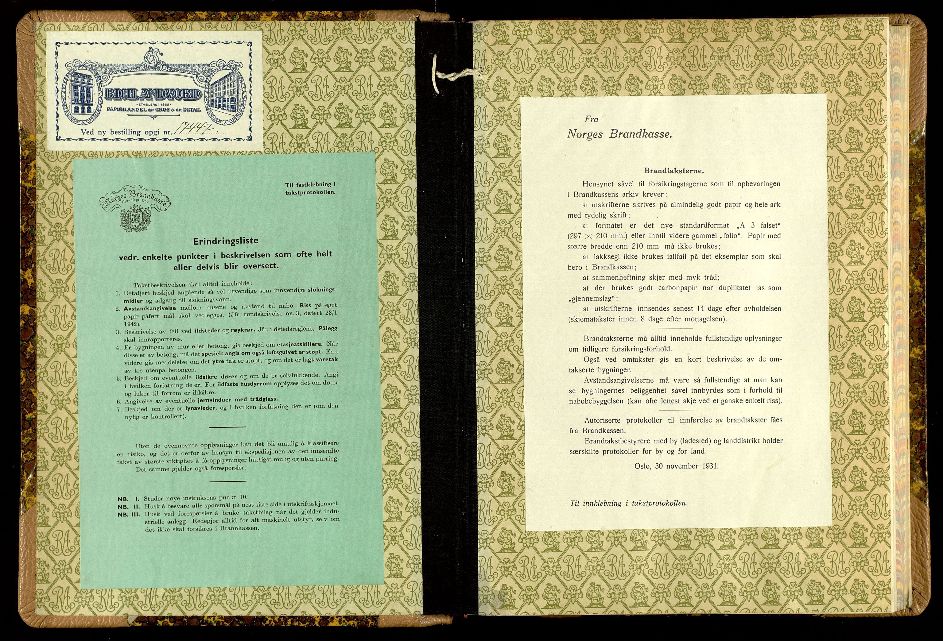 Norges Brannkasse, Ringsaker, SAH/NBRANR-003/F/L0010: Branntakstprotokoll, 1943-1949