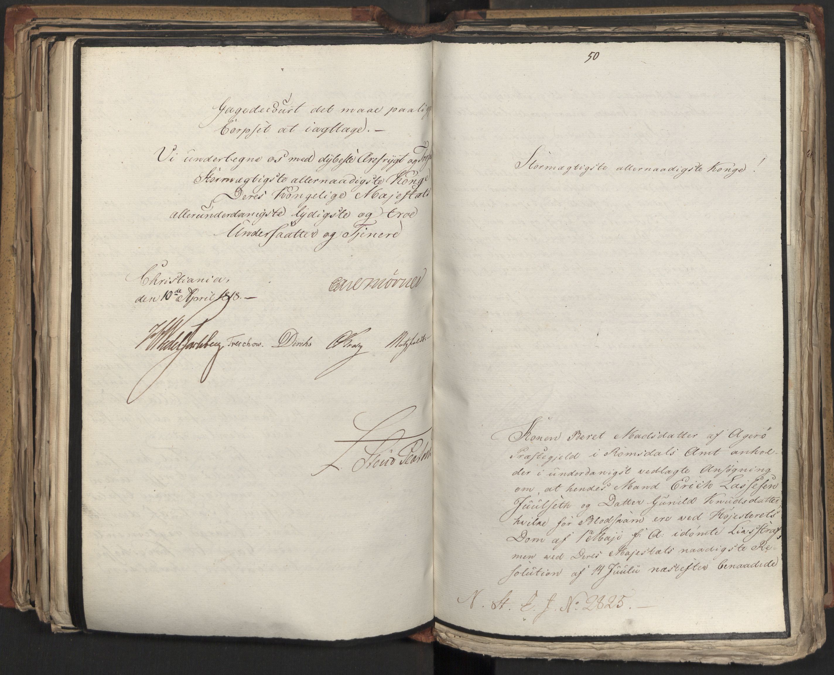 Statsrådsavdelingen i Stockholm, AV/RA-S-1003/D/Da/L0013: Regjeringsinnstillinger nr. 2761-2889, 1818, s. 326