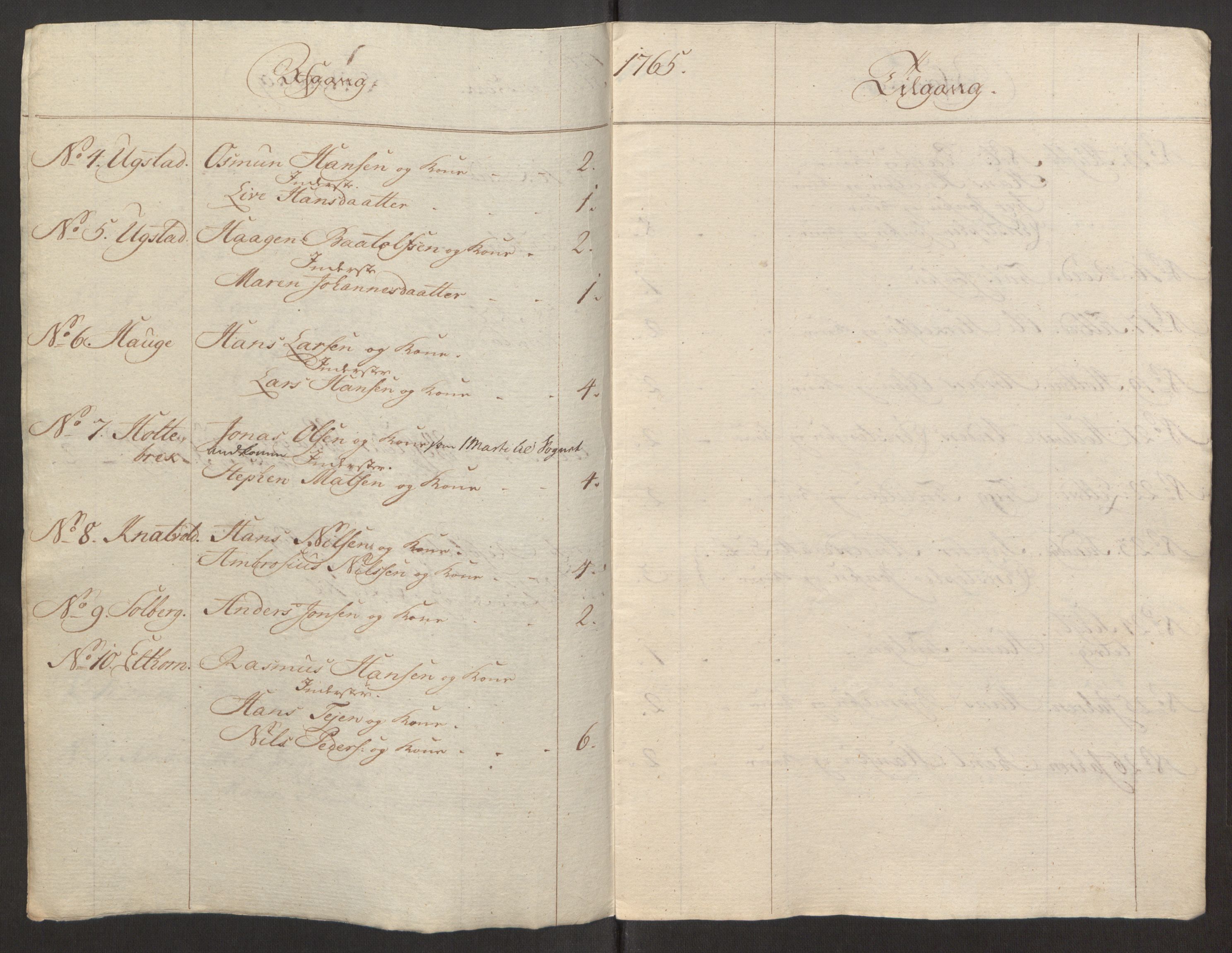 Rentekammeret inntil 1814, Reviderte regnskaper, Fogderegnskap, RA/EA-4092/R31/L1834: Ekstraskatten Hurum, Røyken, Eiker, Lier og Buskerud, 1765, s. 403