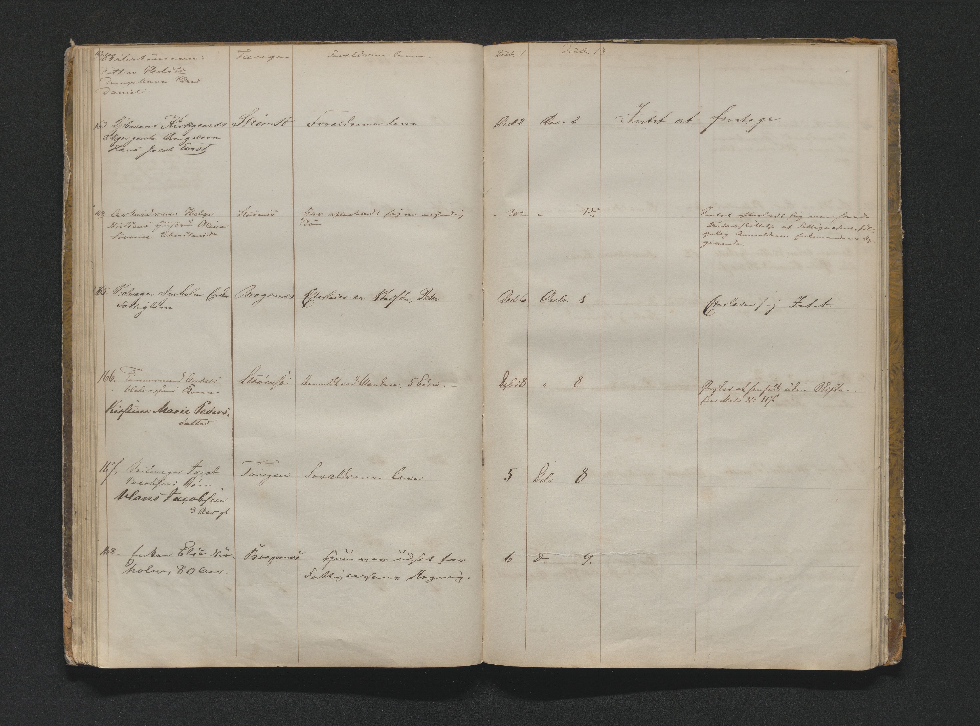 Drammen byfogd, AV/SAKO-A-222/H/Ha/Haa/L0001: Dødsjournal , 1850-1858