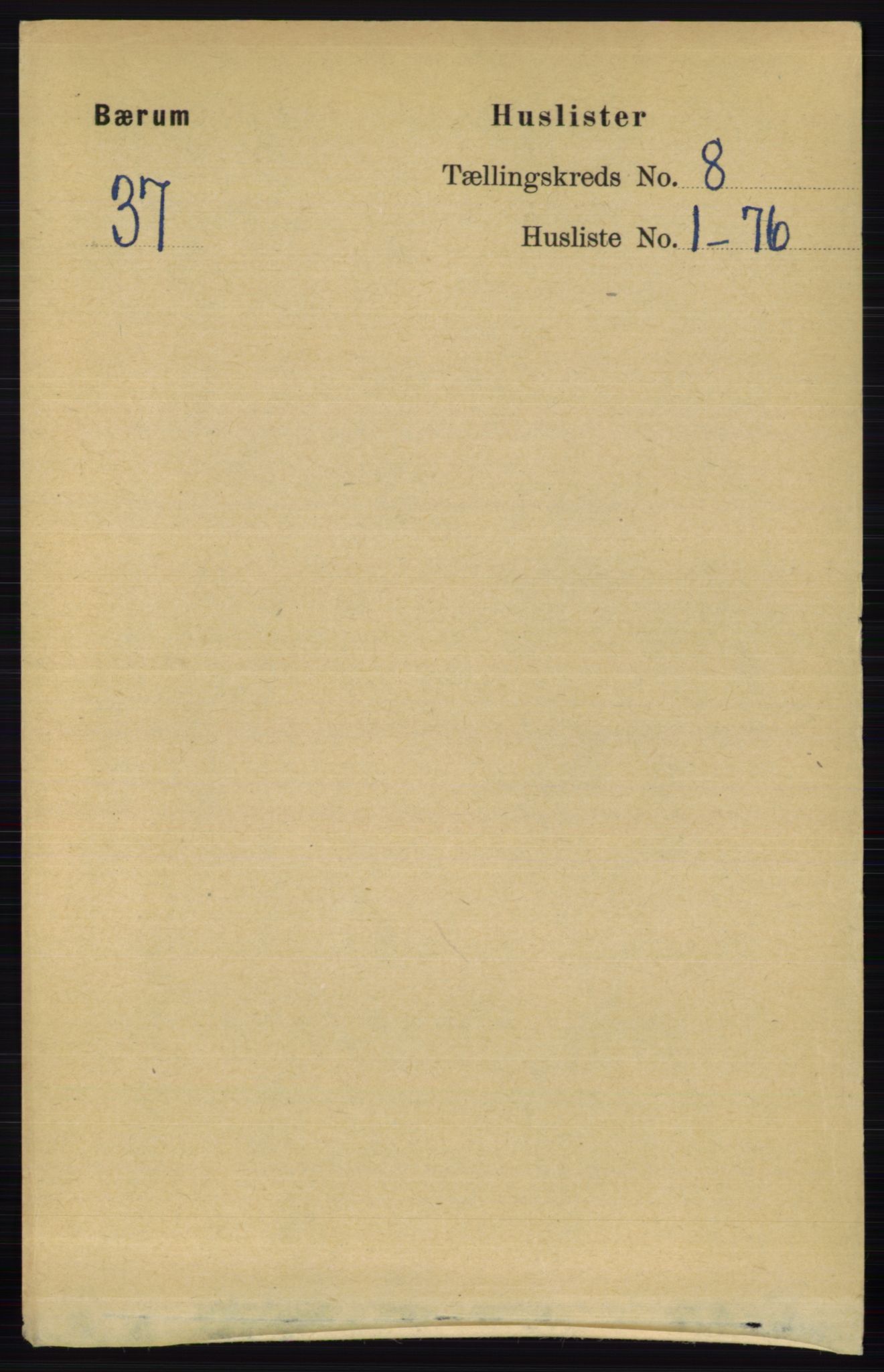 RA, Folketelling 1891 for 0219 Bærum herred, 1891, s. 4439