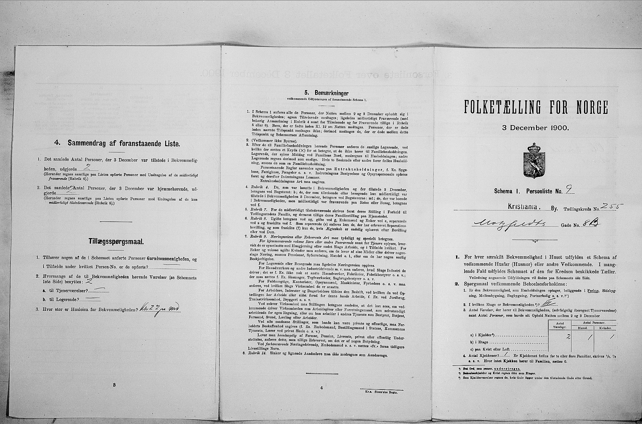 SAO, Folketelling 1900 for 0301 Kristiania kjøpstad, 1900, s. 59765