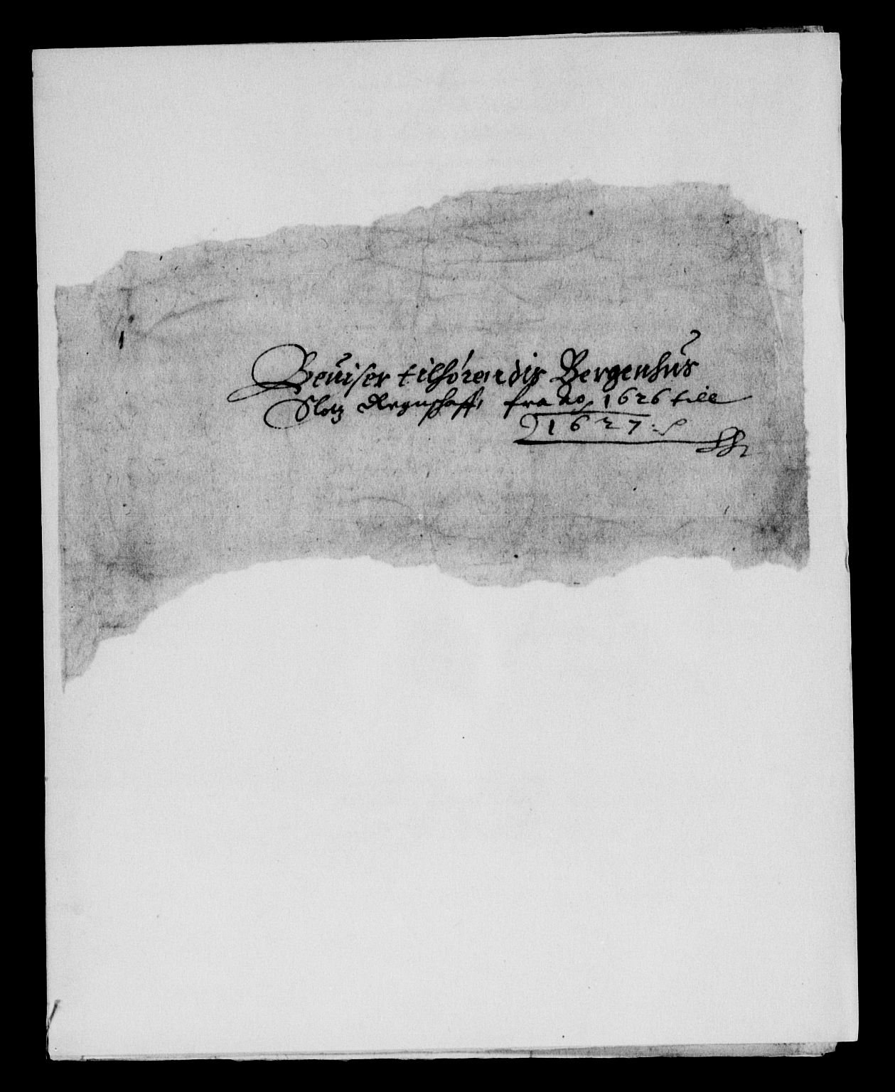 Rentekammeret inntil 1814, Reviderte regnskaper, Lensregnskaper, RA/EA-5023/R/Rb/Rbt/L0041: Bergenhus len, 1626-1627