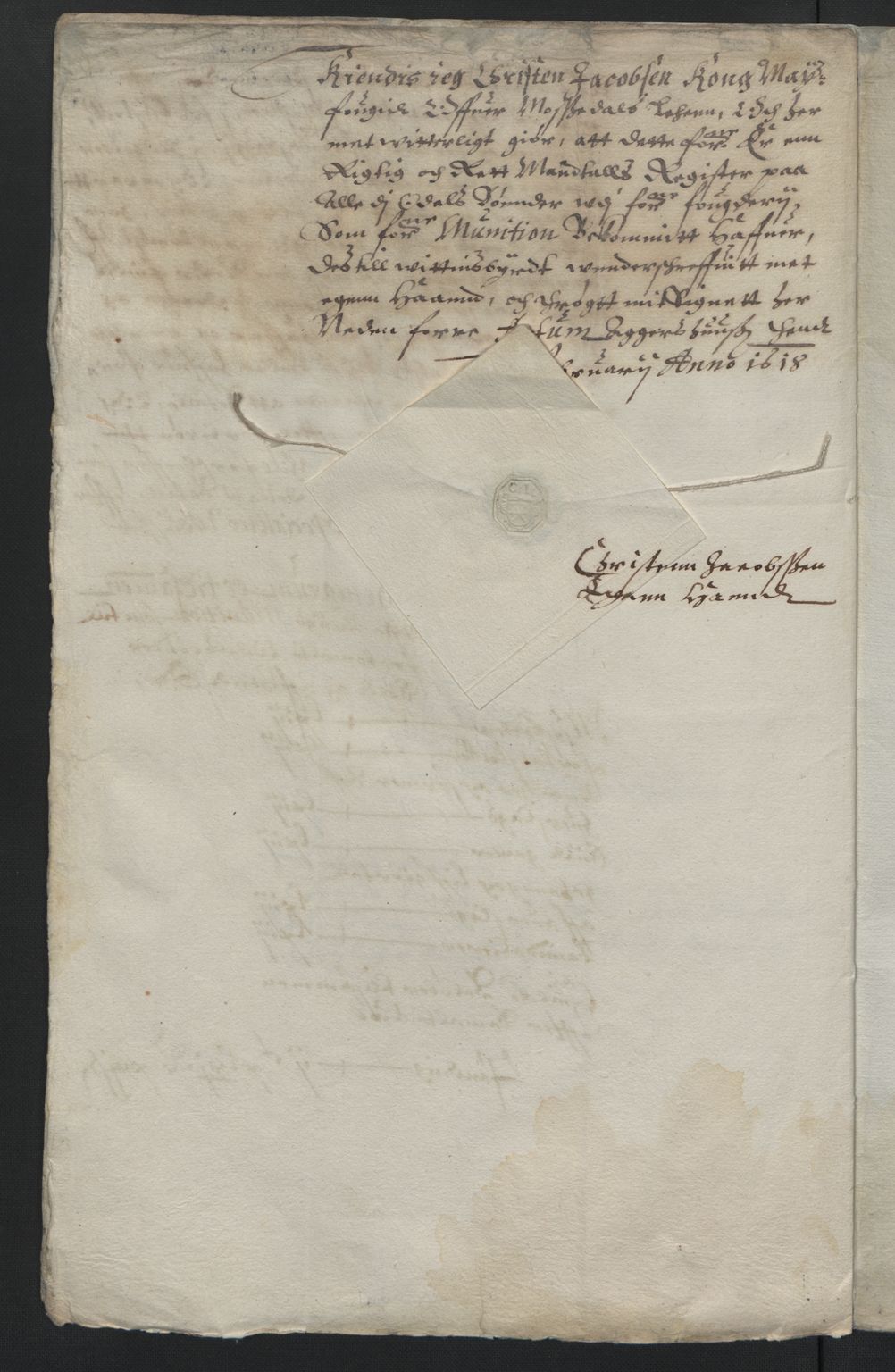 Rentekammeret inntil 1814, Reviderte regnskaper, Lensregnskaper, AV/RA-EA-5023/R/Rb/Rba/L0046: Akershus len, 1617-1618