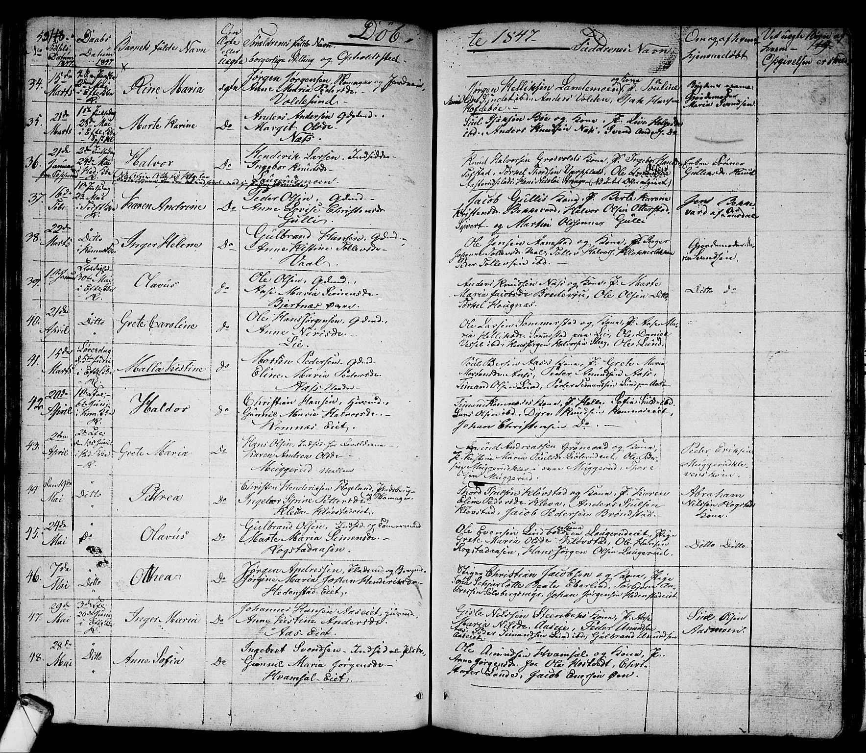 Sandsvær kirkebøker, AV/SAKO-A-244/G/Ga/L0004: Klokkerbok nr. I 4, 1840-1856, s. 59