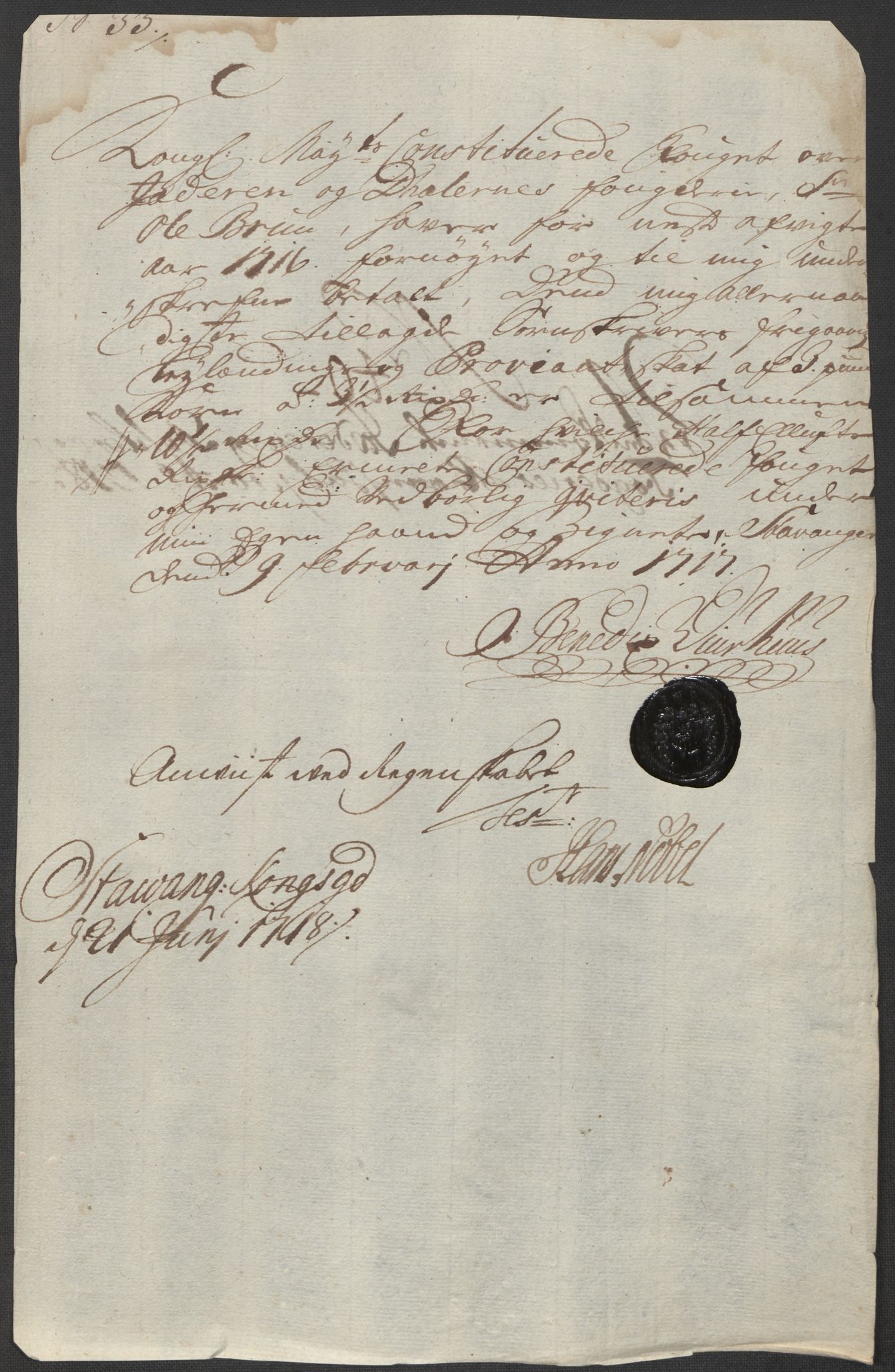 Rentekammeret inntil 1814, Reviderte regnskaper, Fogderegnskap, RA/EA-4092/R46/L2740: Fogderegnskap Jæren og Dalane, 1715-1716, s. 430