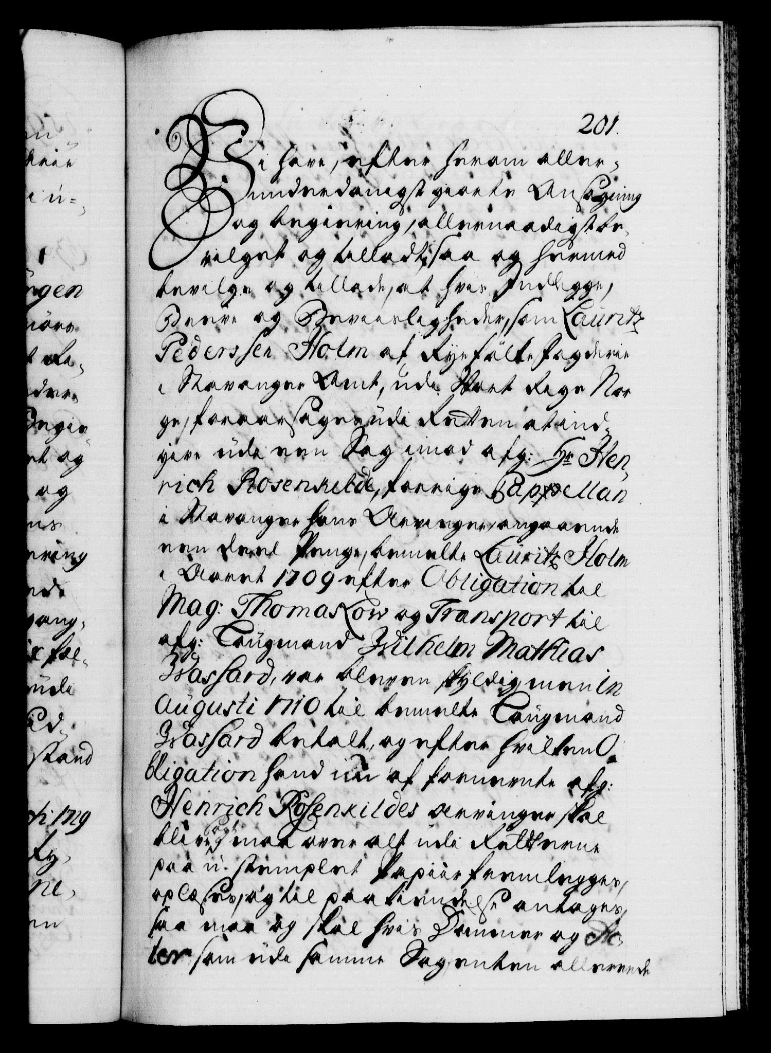 Danske Kanselli 1572-1799, AV/RA-EA-3023/F/Fc/Fca/Fcaa/L0026: Norske registre, 1729-1730, s. 201a