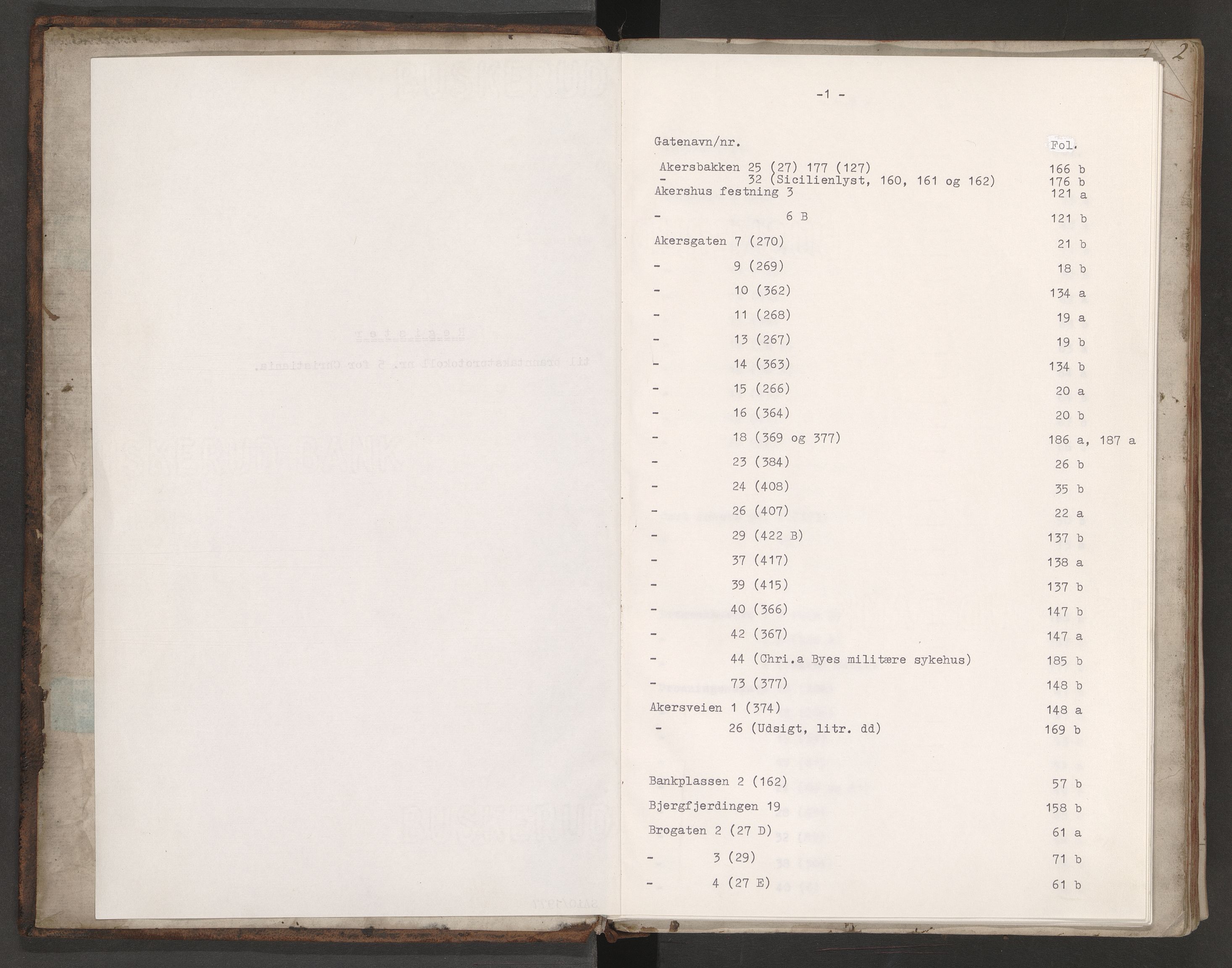 Norges brannkasse, branntakster Oslo, SAO/A-11402/F/Fa/L0005: Branntakstprotokoll, 1817-1819