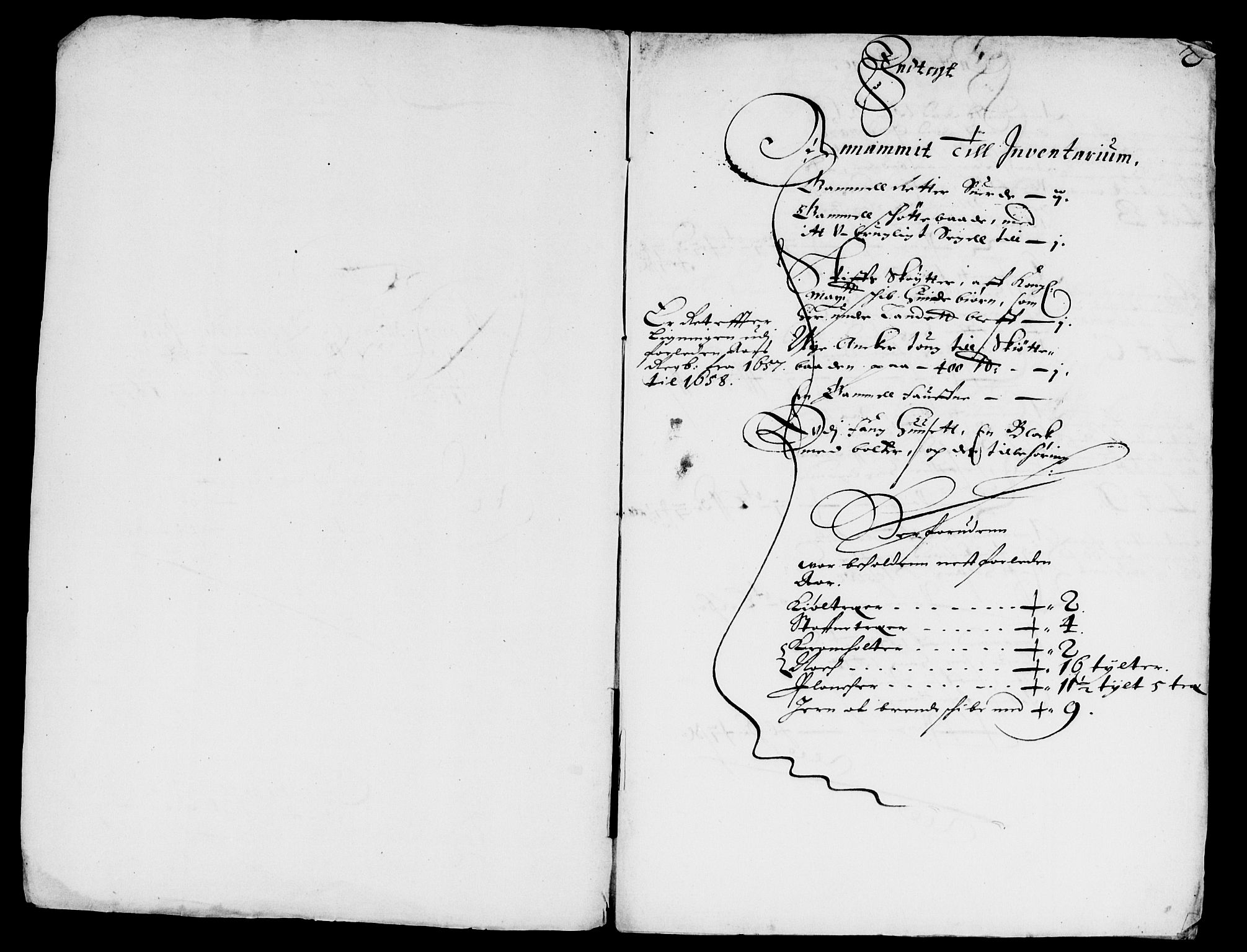 Rentekammeret inntil 1814, Reviderte regnskaper, Lensregnskaper, RA/EA-5023/R/Rb/Rbr/L0021: Lista len, 1655-1659