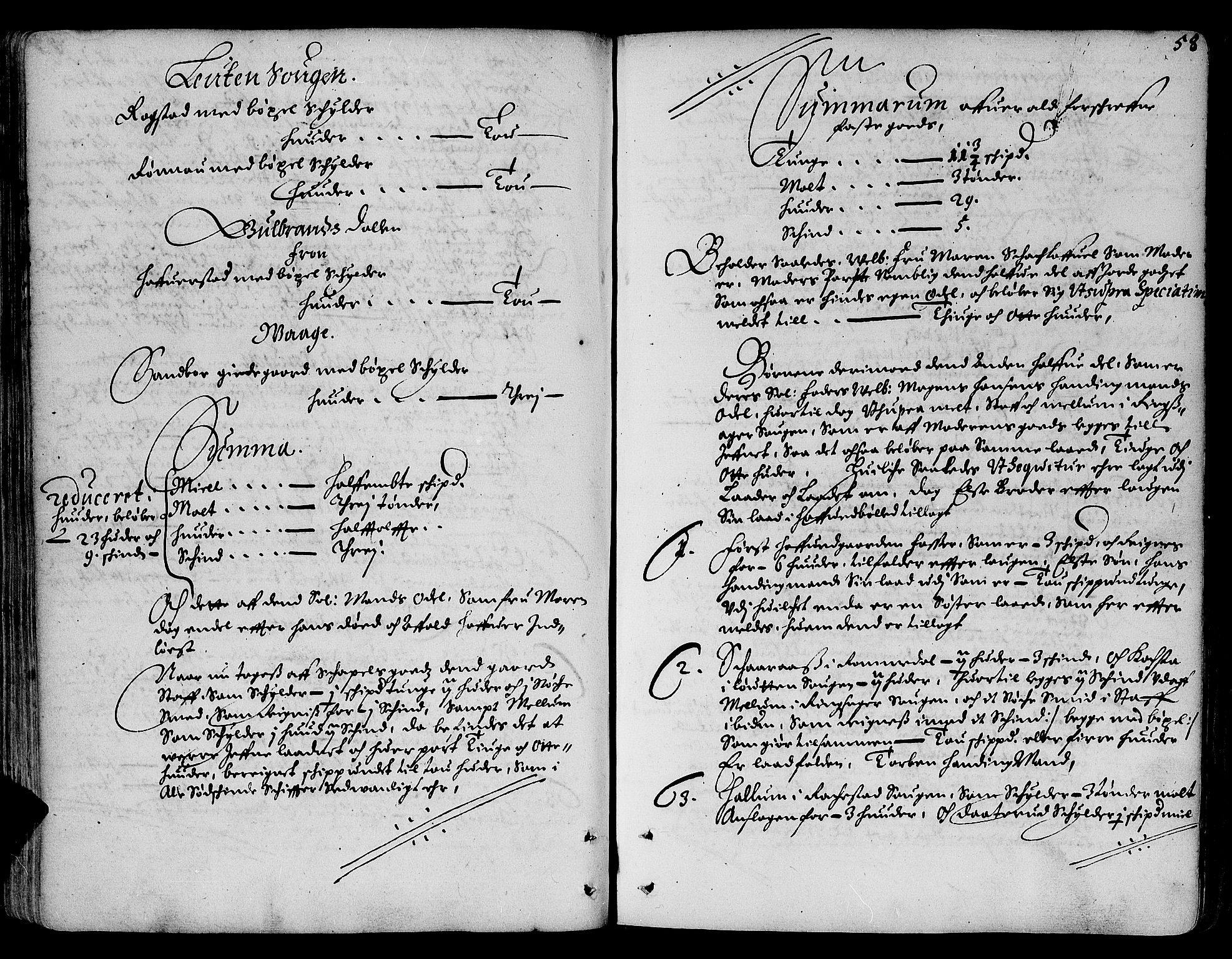 Hedemarken sorenskriveri, AV/SAH-TING-034/J/Ja/L0001: Skifteprotokoll, 1662-1673, s. 57b-58a