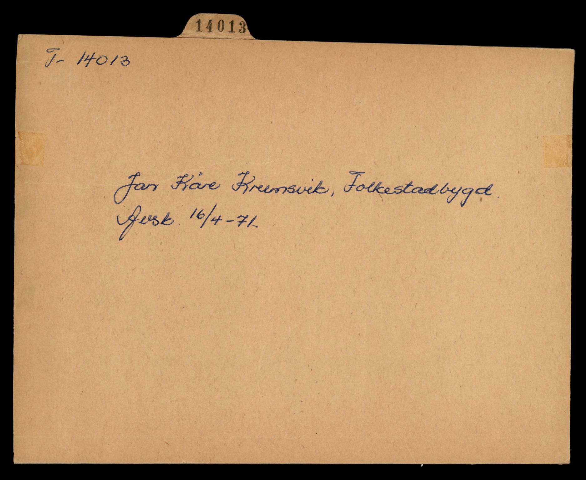 Møre og Romsdal vegkontor - Ålesund trafikkstasjon, AV/SAT-A-4099/F/Fe/L0042: Registreringskort for kjøretøy T 13906 - T 14079, 1927-1998, s. 1539