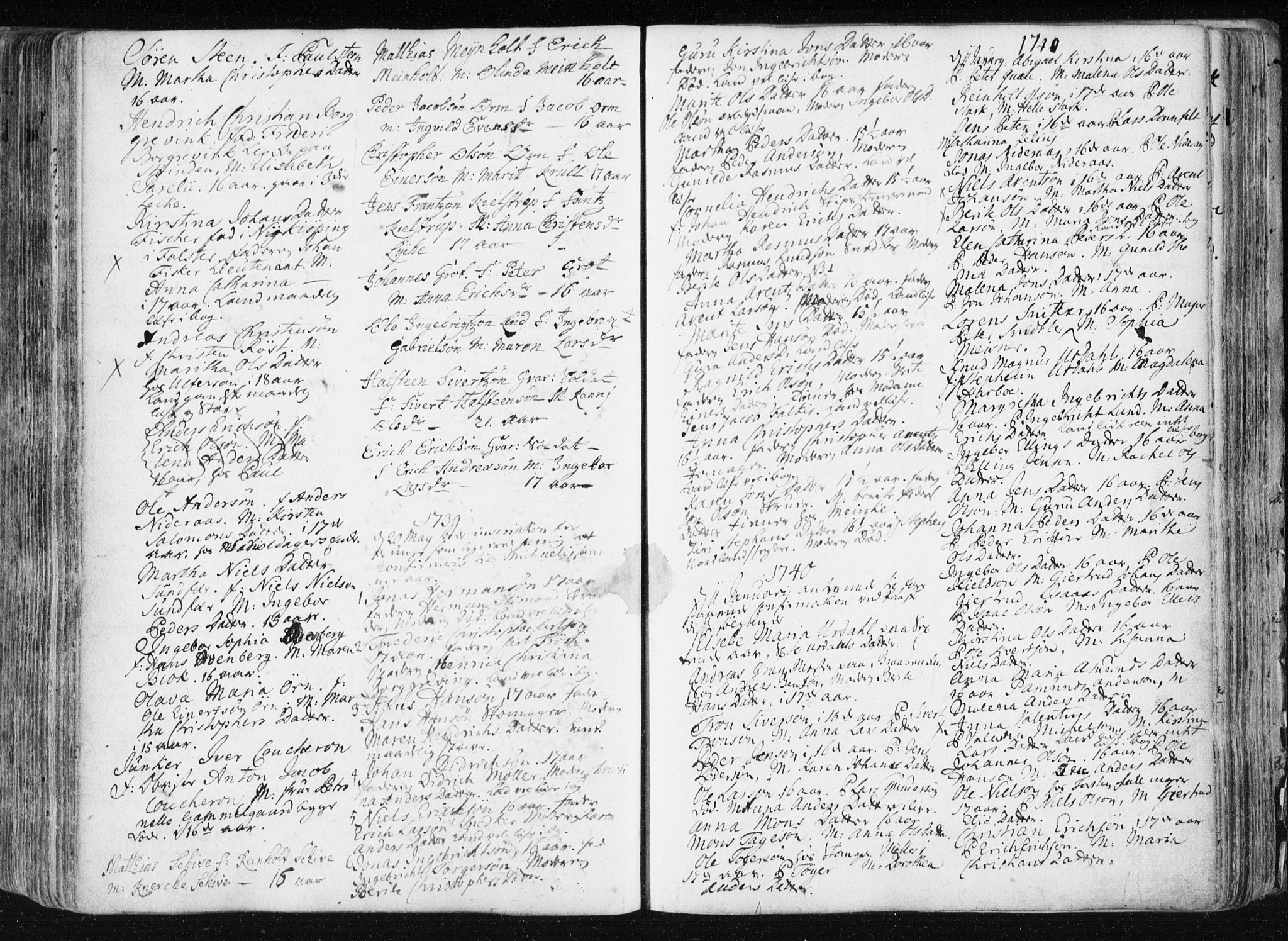 Ministerialprotokoller, klokkerbøker og fødselsregistre - Sør-Trøndelag, AV/SAT-A-1456/601/L0036: Ministerialbok nr. 601A04, 1729-1769