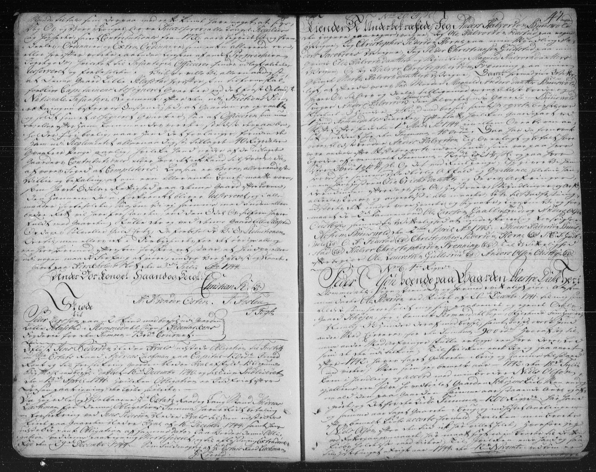 Hedemarken sorenskriveri, SAH/TING-034/H/Hb/L0006: Pantebok nr. 6, 1744-1751, s. 47