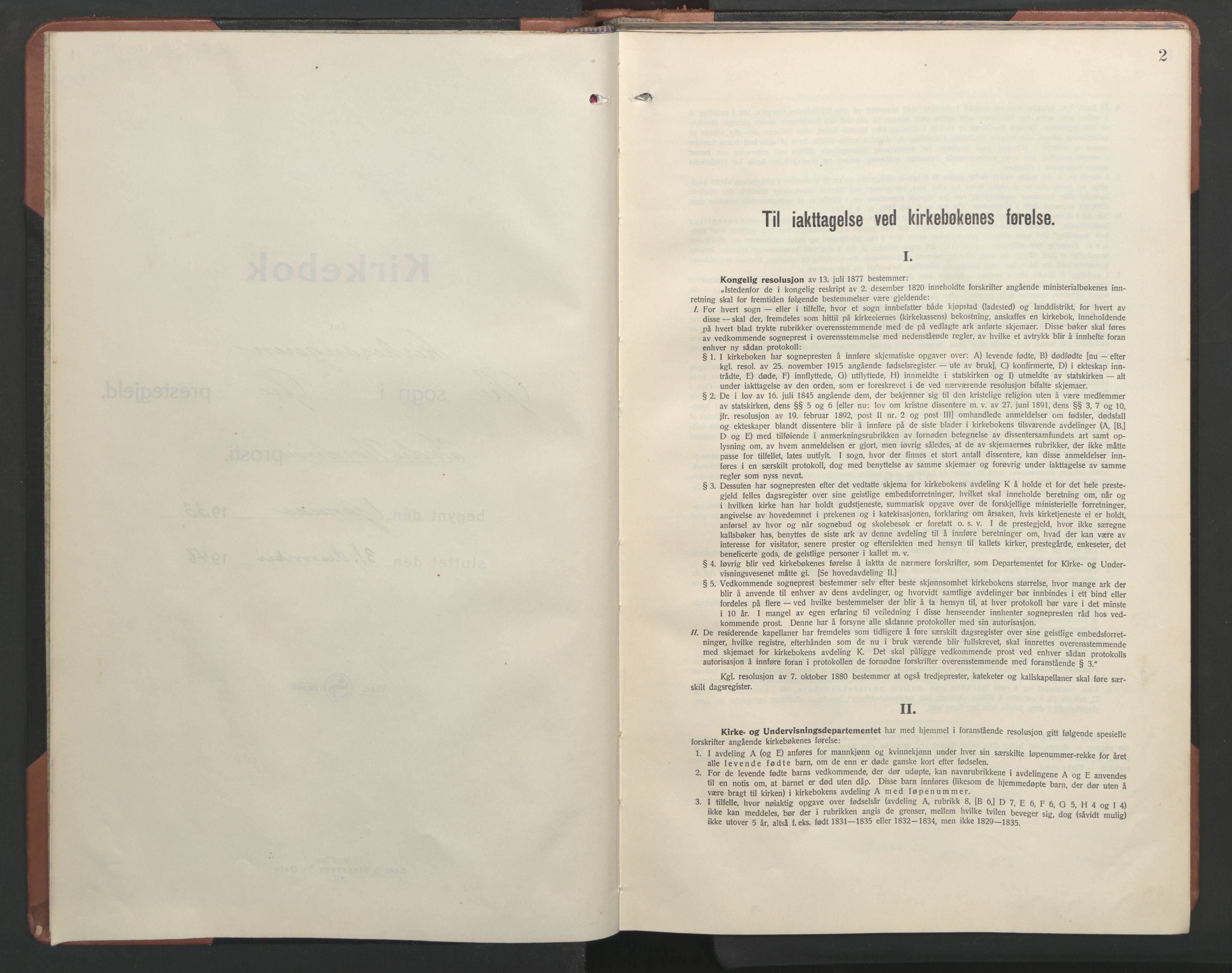 Ministerialprotokoller, klokkerbøker og fødselsregistre - Møre og Romsdal, AV/SAT-A-1454/584/L0971: Klokkerbok nr. 584C04, 1933-1946, s. 2