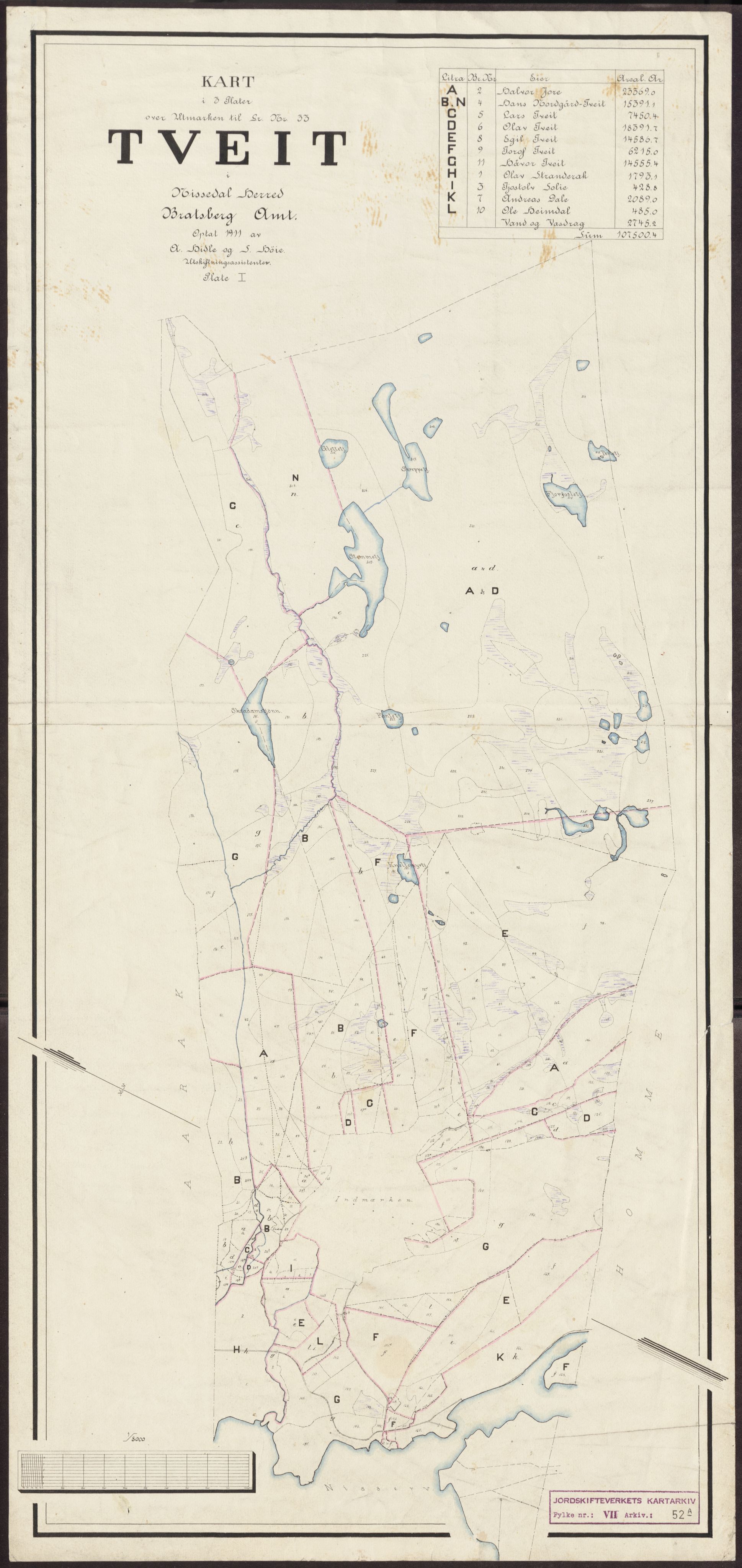 Jordskifteverkets kartarkiv, RA/S-3929/T, 1859-1988, s. 63