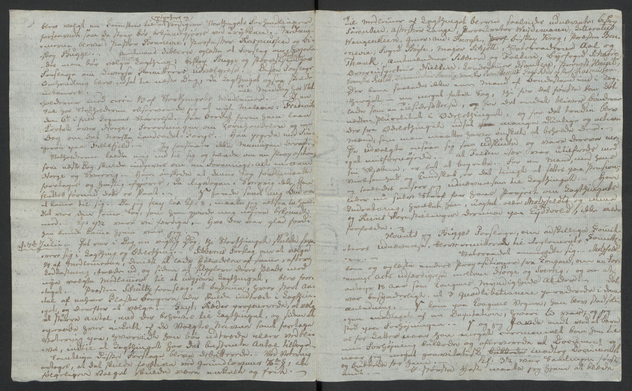 Christie, Wilhelm Frimann Koren, AV/RA-PA-0014/F/L0005: Christies dokumenter fra Stortinget, 1815-1816, s. 36
