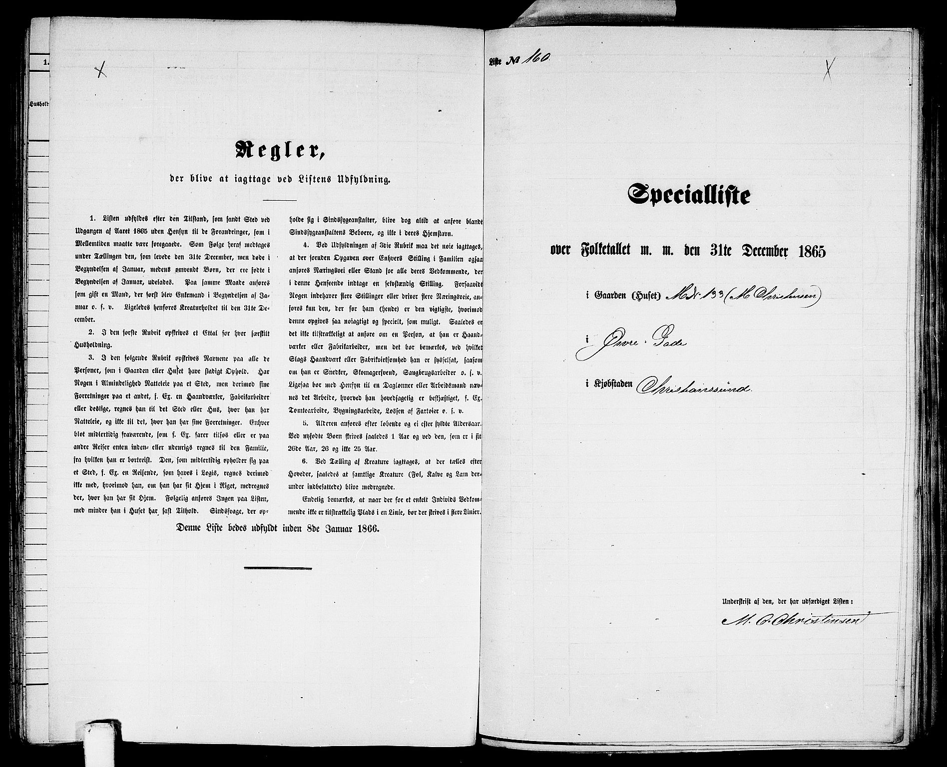 RA, Folketelling 1865 for 1503B Kristiansund prestegjeld, Kristiansund kjøpstad, 1865, s. 328