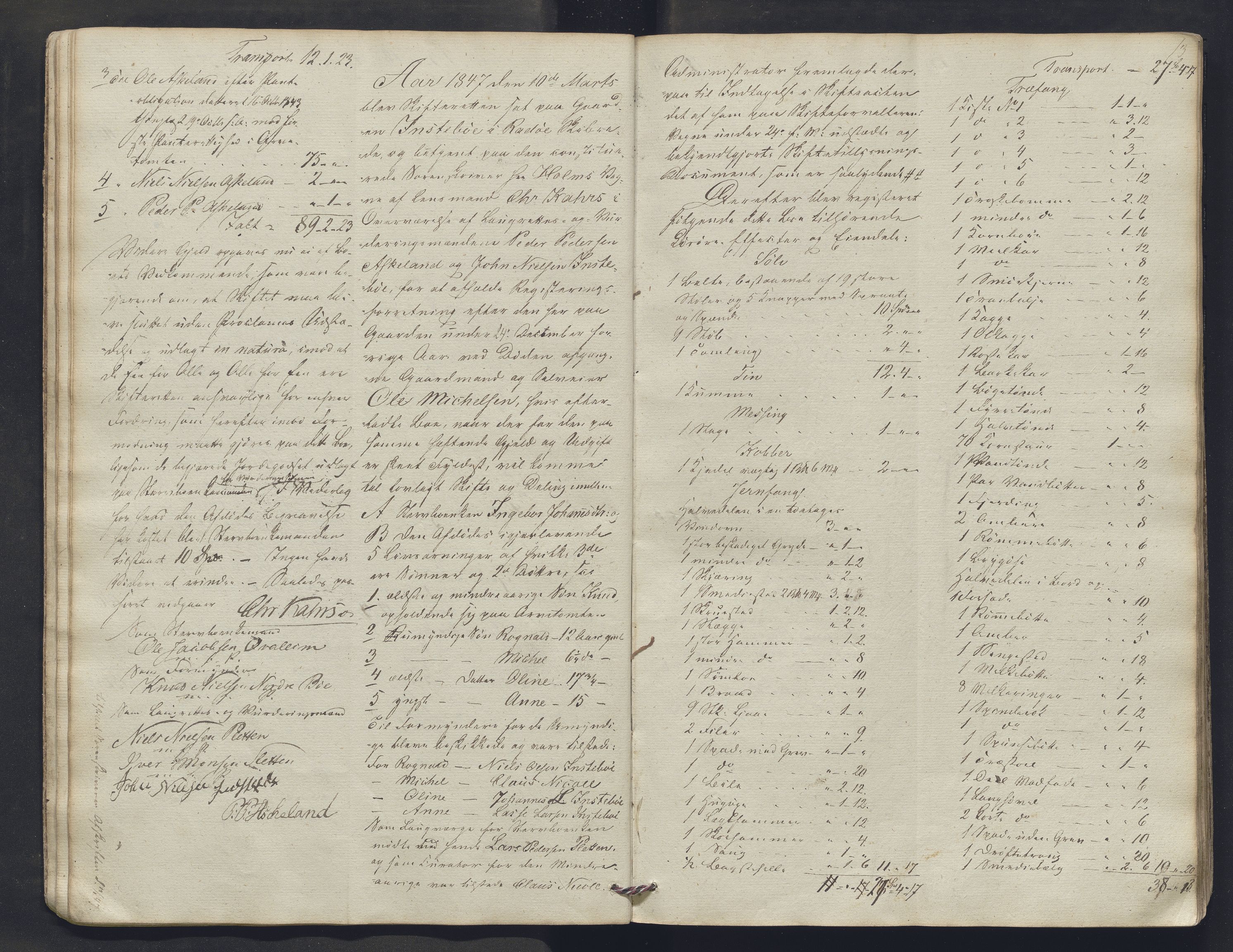 Nordhordland sorenskrivar, SAB/A-2901/1/H/Hb/L0017: Registreringsprotokollar, 1846-1852, s. 13