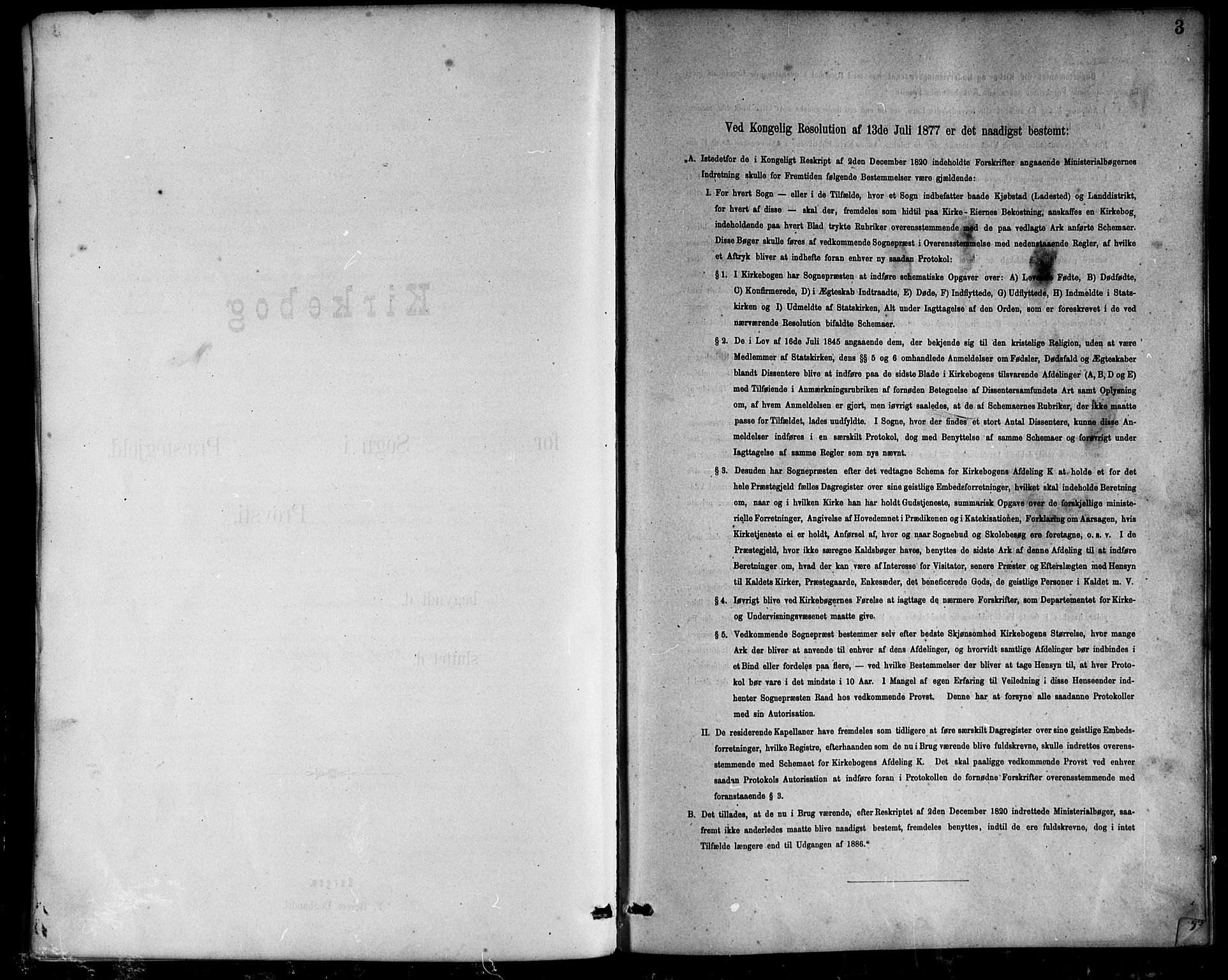 Bjelland sokneprestkontor, SAK/1111-0005/F/Fb/Fbb/L0005: Klokkerbok nr. B 5, 1887-1918, s. 3