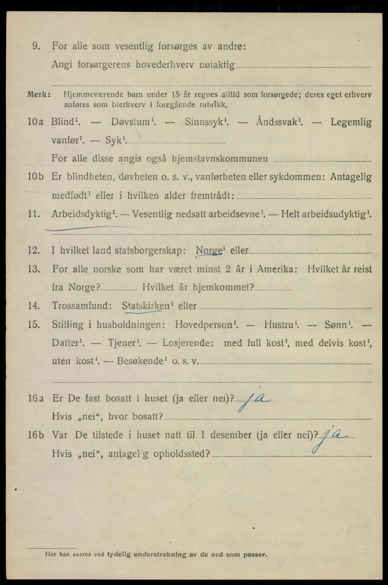 SAO, Folketelling 1920 for 0301 Kristiania kjøpstad, 1920, s. 392846