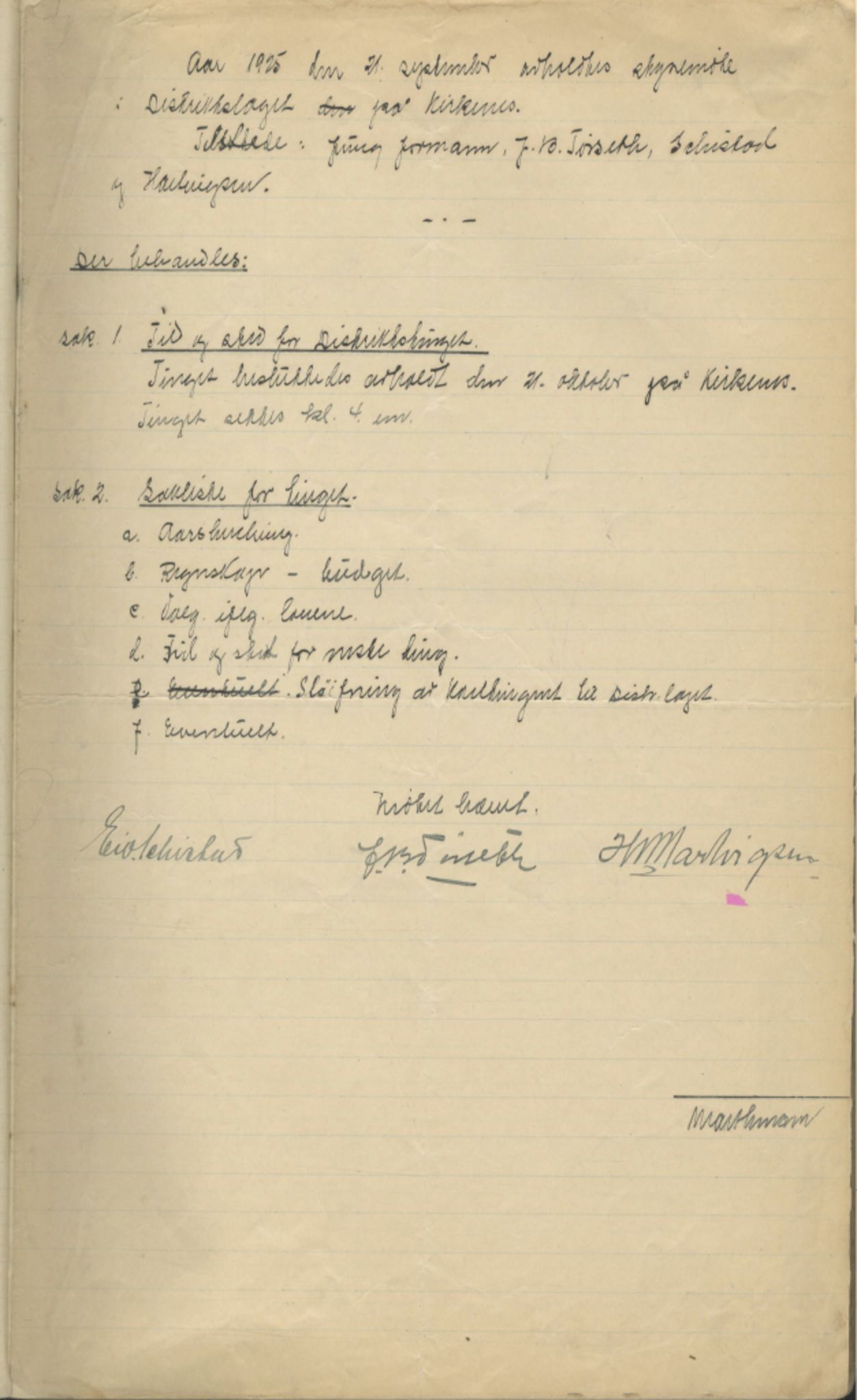 Finnmark Distriktslag for Idrett, FMFB/A-1040/A/L0001: Møteprotokoll, 1919-1940, s. 58