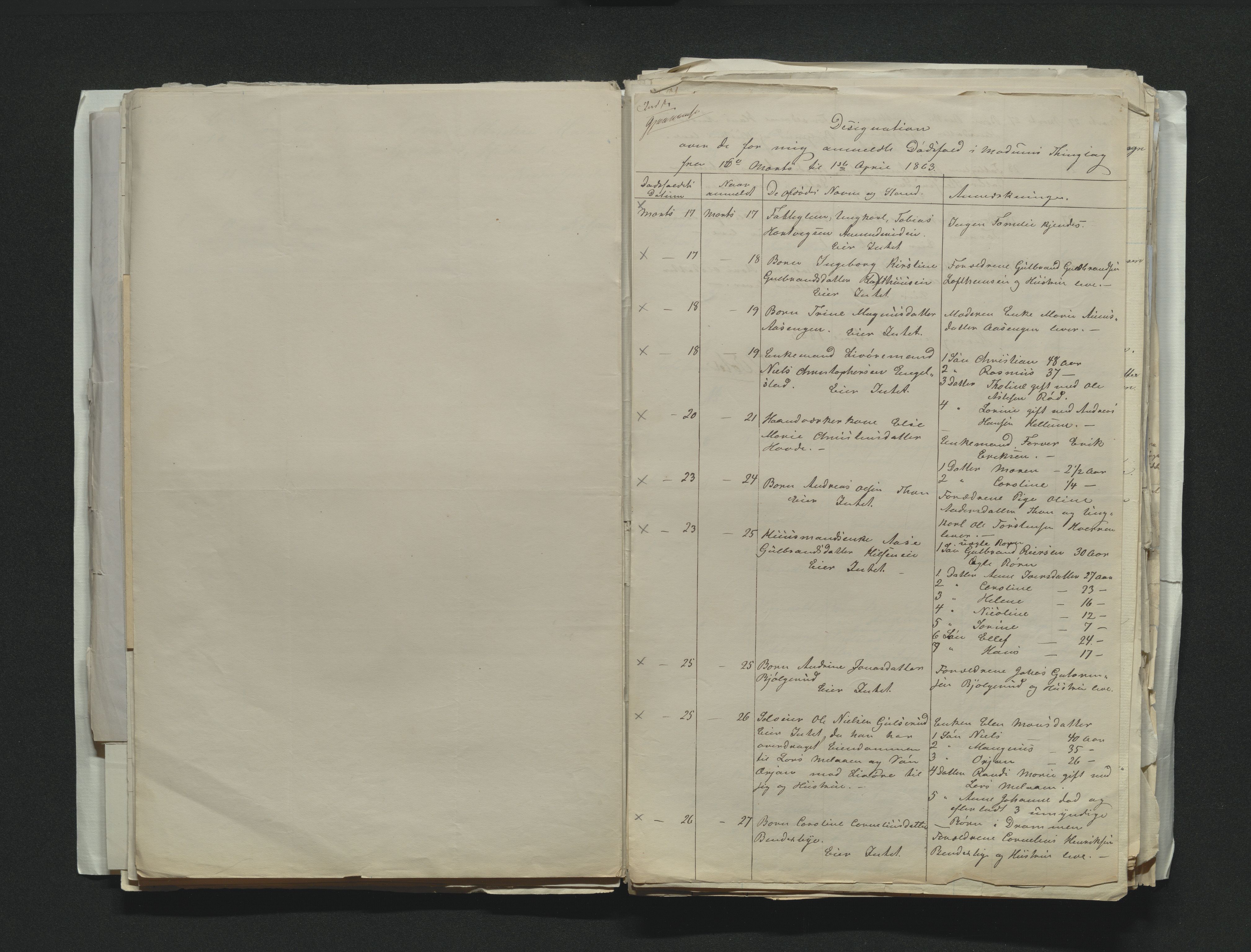 Eiker, Modum og Sigdal sorenskriveri, AV/SAKO-A-123/H/Ha/Hab/L0011: Dødsfallsmeldinger, 1862-1865, s. 240