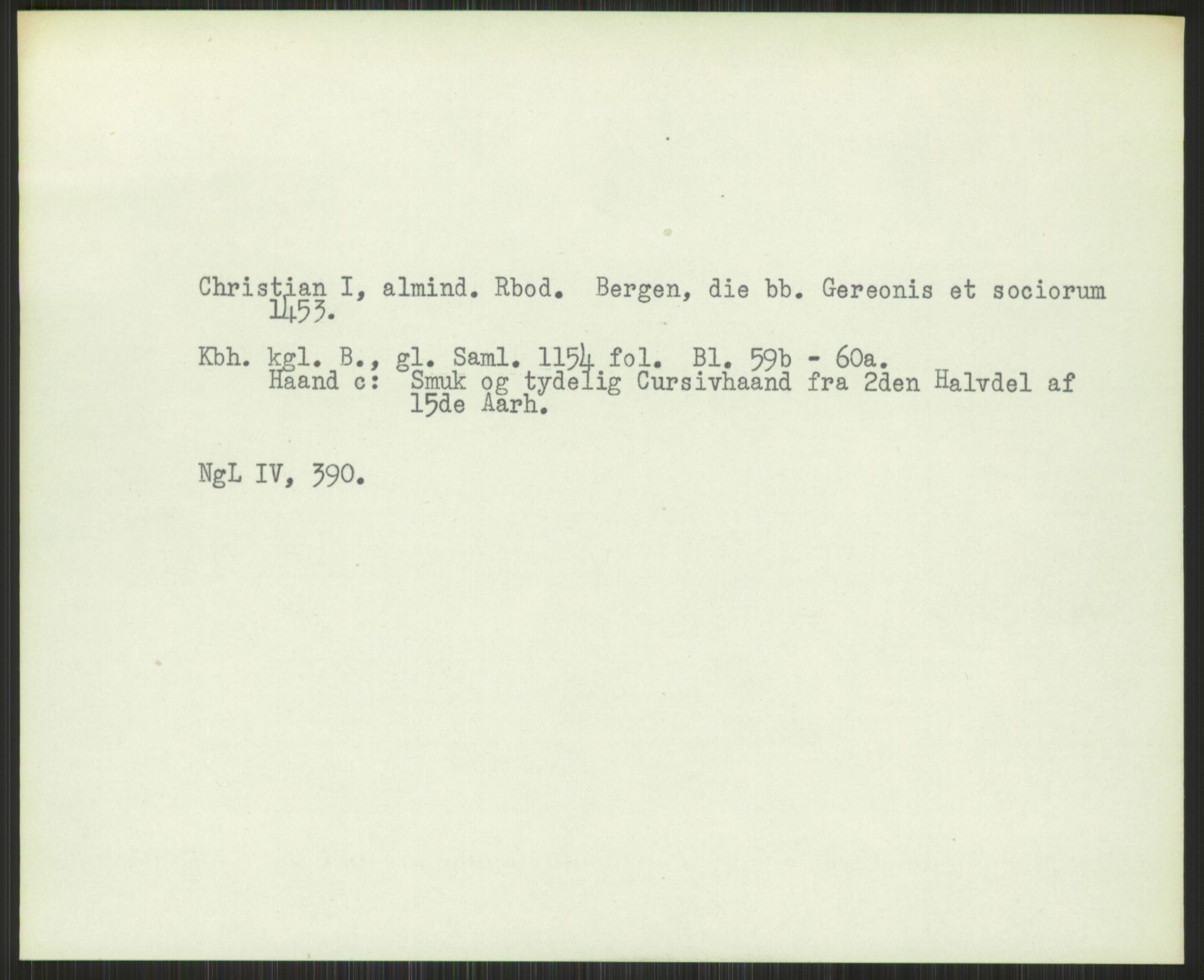 Norsk Historisk Kjeldeskrift-Institutt (NHKI), AV/RA-S-6117/G/Gc/L0030: Tematisk register til Gustav Storms håndskriftbeskrivelser i NgL bd. IV, 1381-1480, s. 488