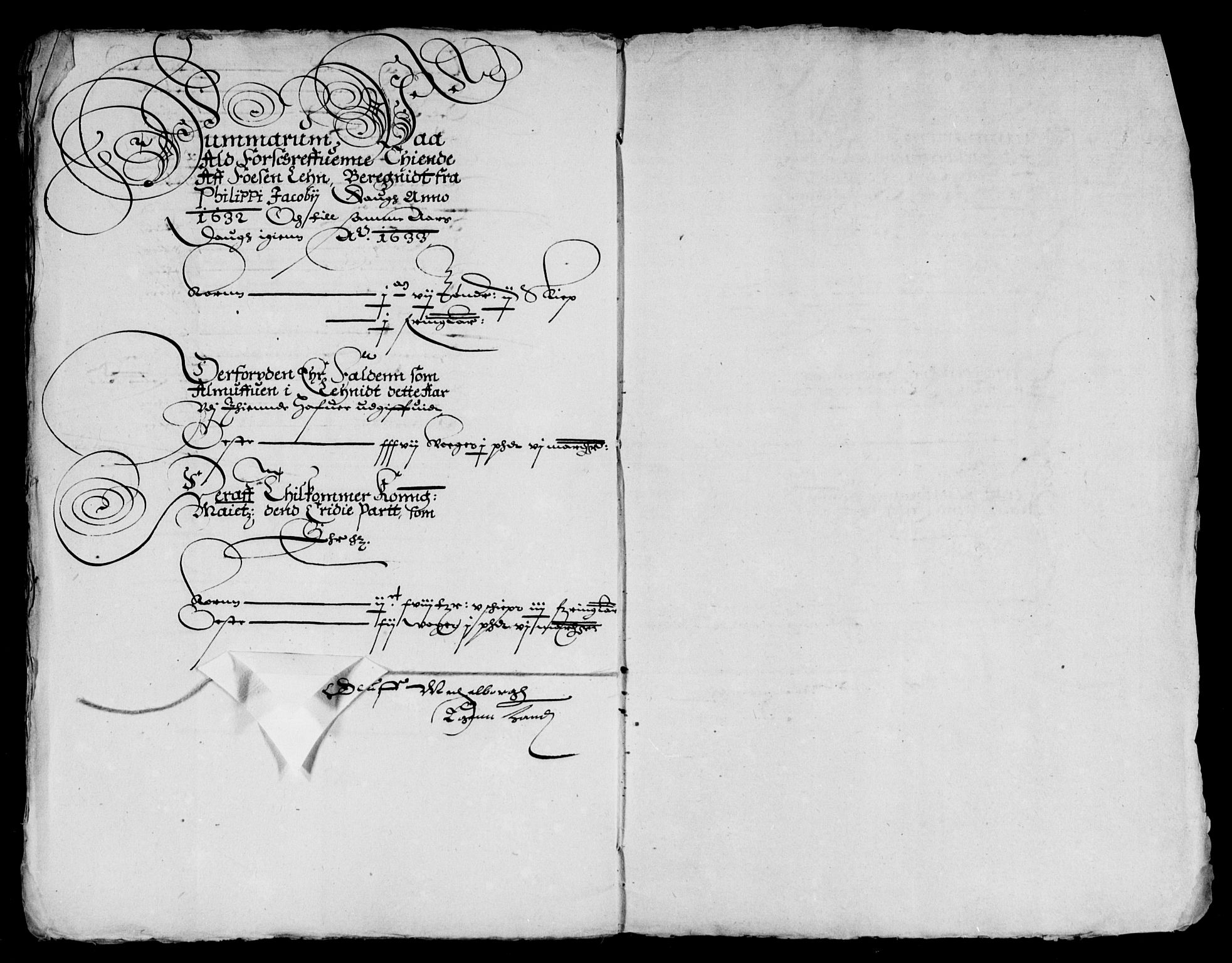 Rentekammeret inntil 1814, Reviderte regnskaper, Lensregnskaper, AV/RA-EA-5023/R/Rb/Rbw/L0050: Trondheim len, 1632-1633