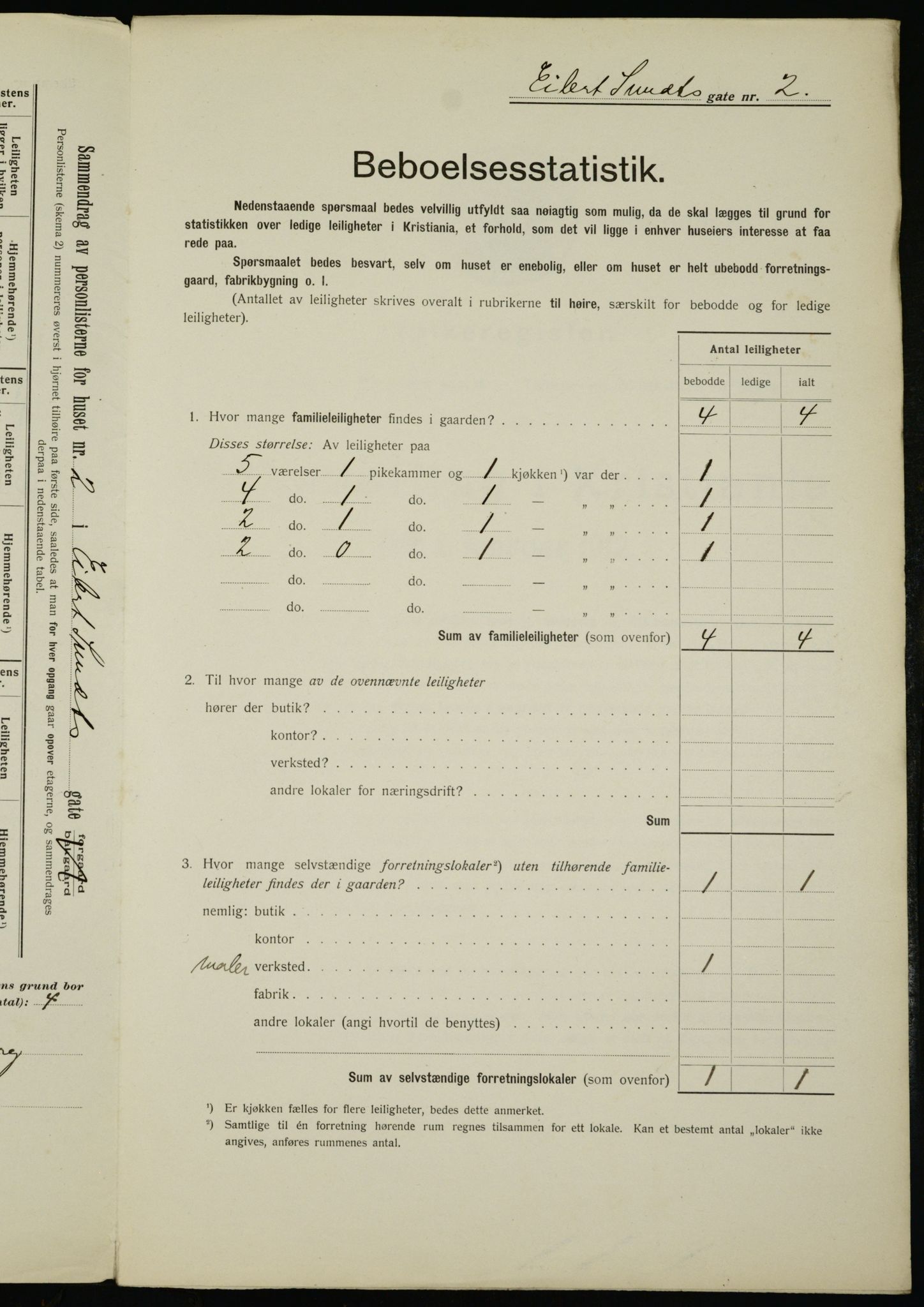 OBA, Kommunal folketelling 1.2.1912 for Kristiania, 1912, s. 18900