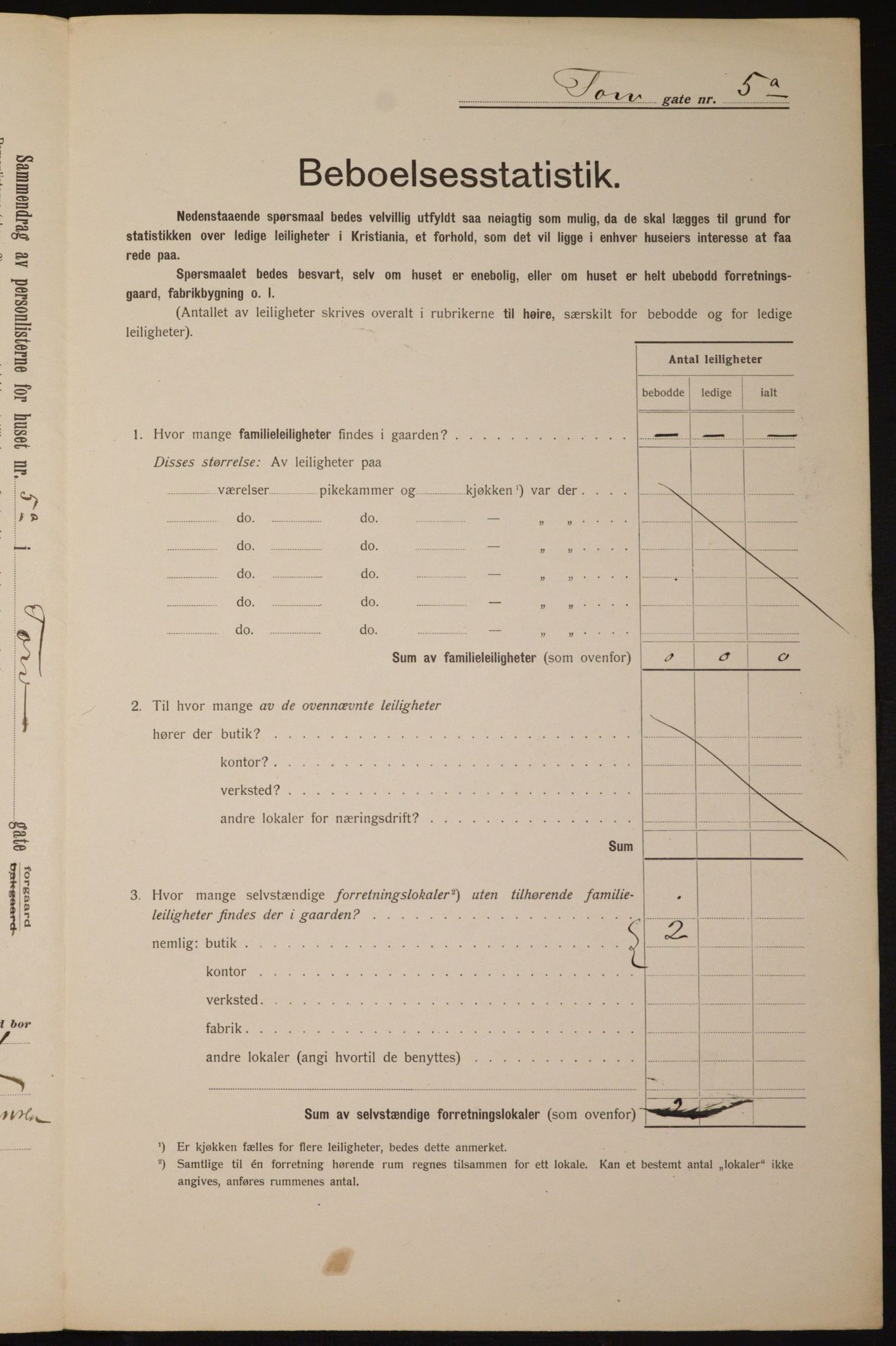 OBA, Kommunal folketelling 1.2.1912 for Kristiania, 1912, s. 113899