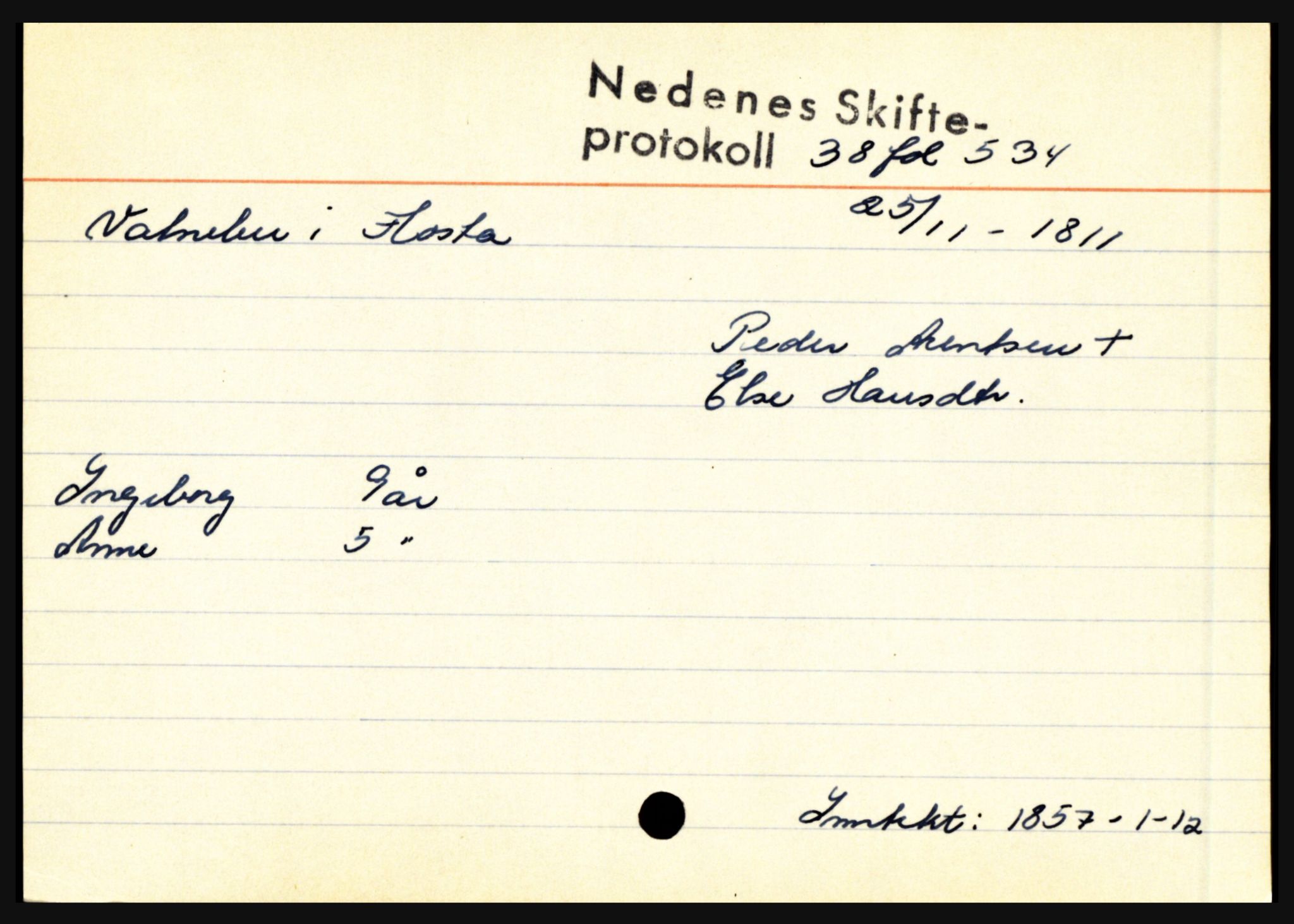 Nedenes sorenskriveri før 1824, AV/SAK-1221-0007/H, s. 32725