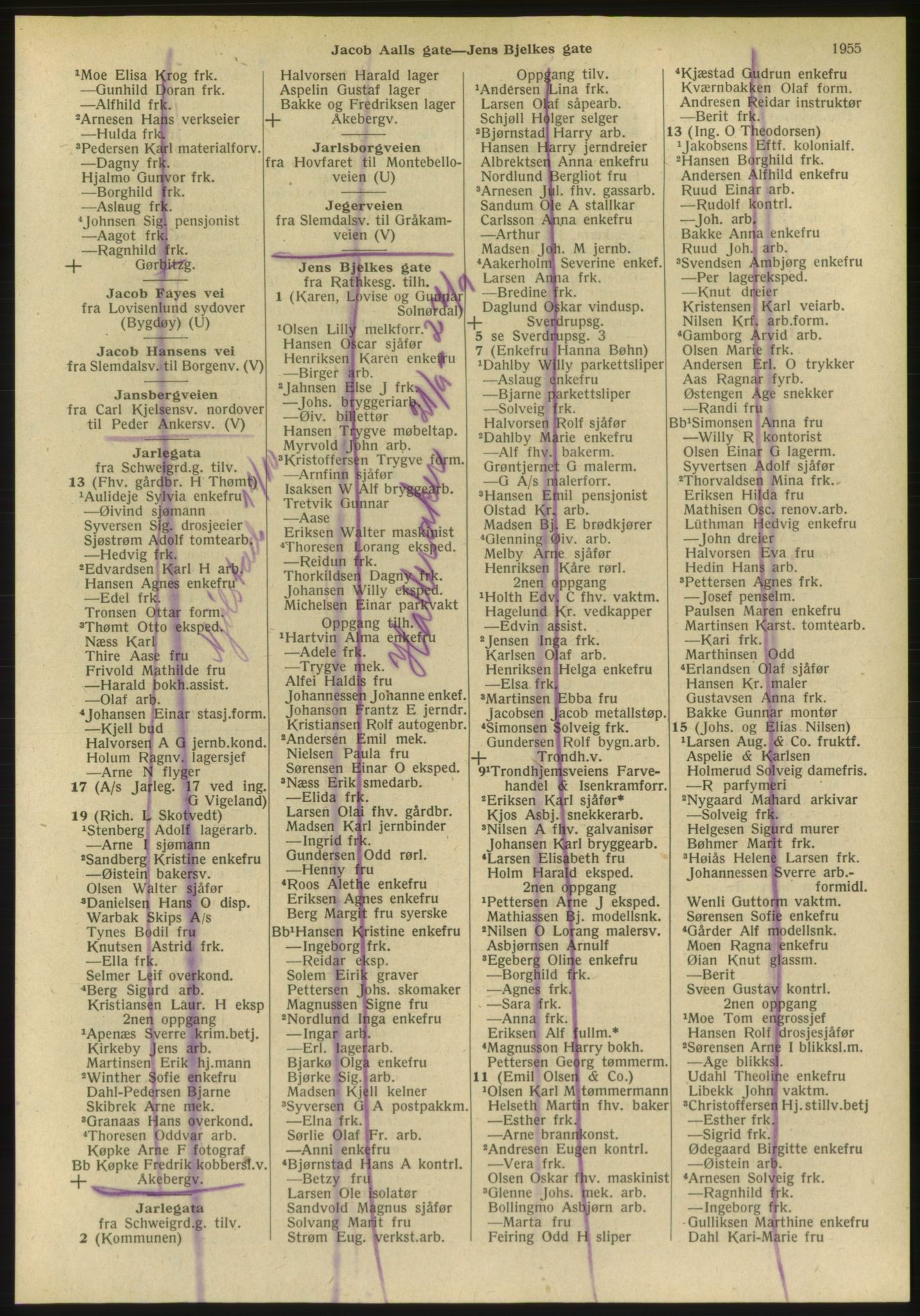 Kristiania/Oslo adressebok, PUBL/-, 1951, s. 1955