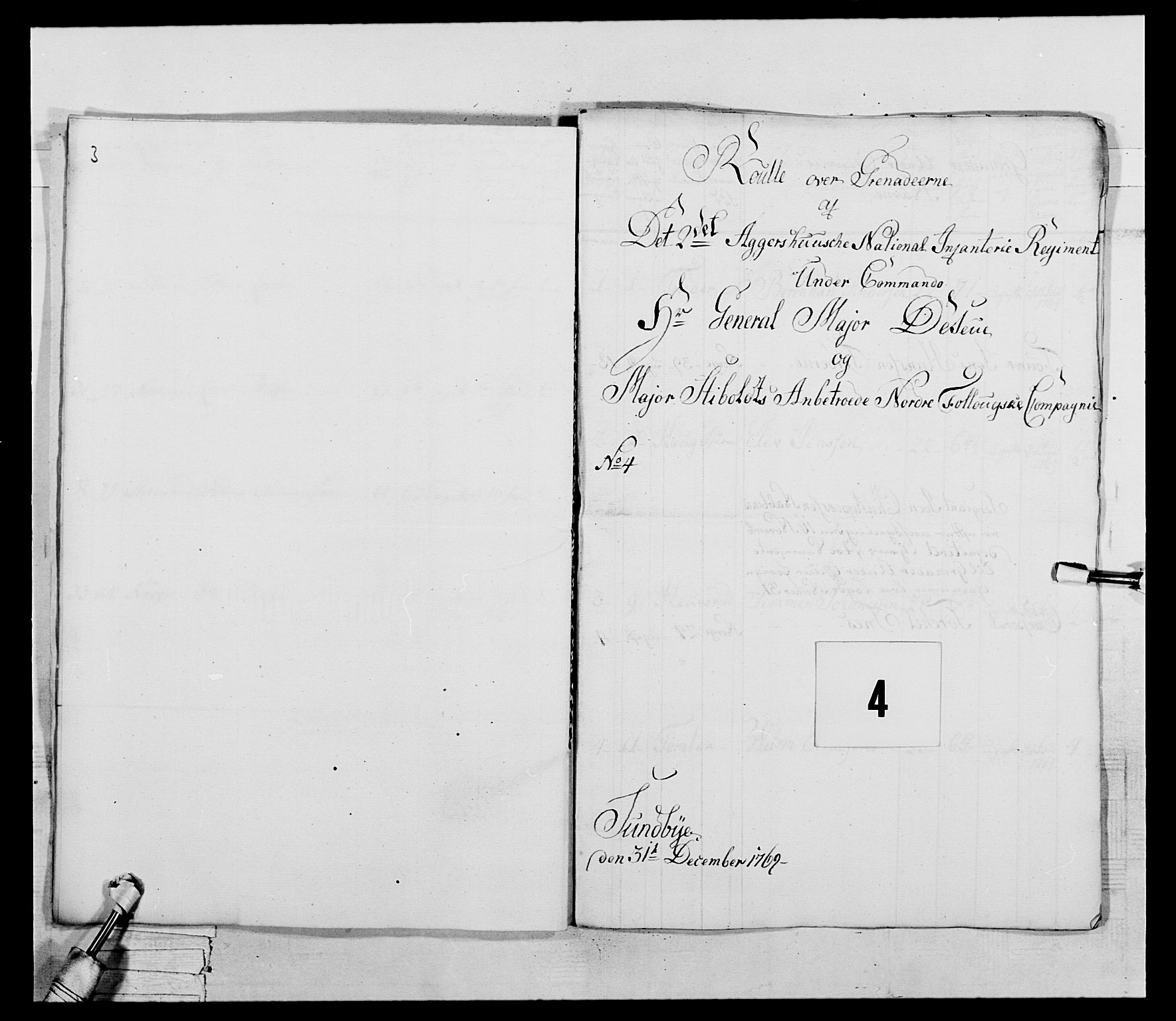 Generalitets- og kommissariatskollegiet, Det kongelige norske kommissariatskollegium, AV/RA-EA-5420/E/Eh/L0043a: 2. Akershusiske nasjonale infanteriregiment, 1767-1778, s. 35