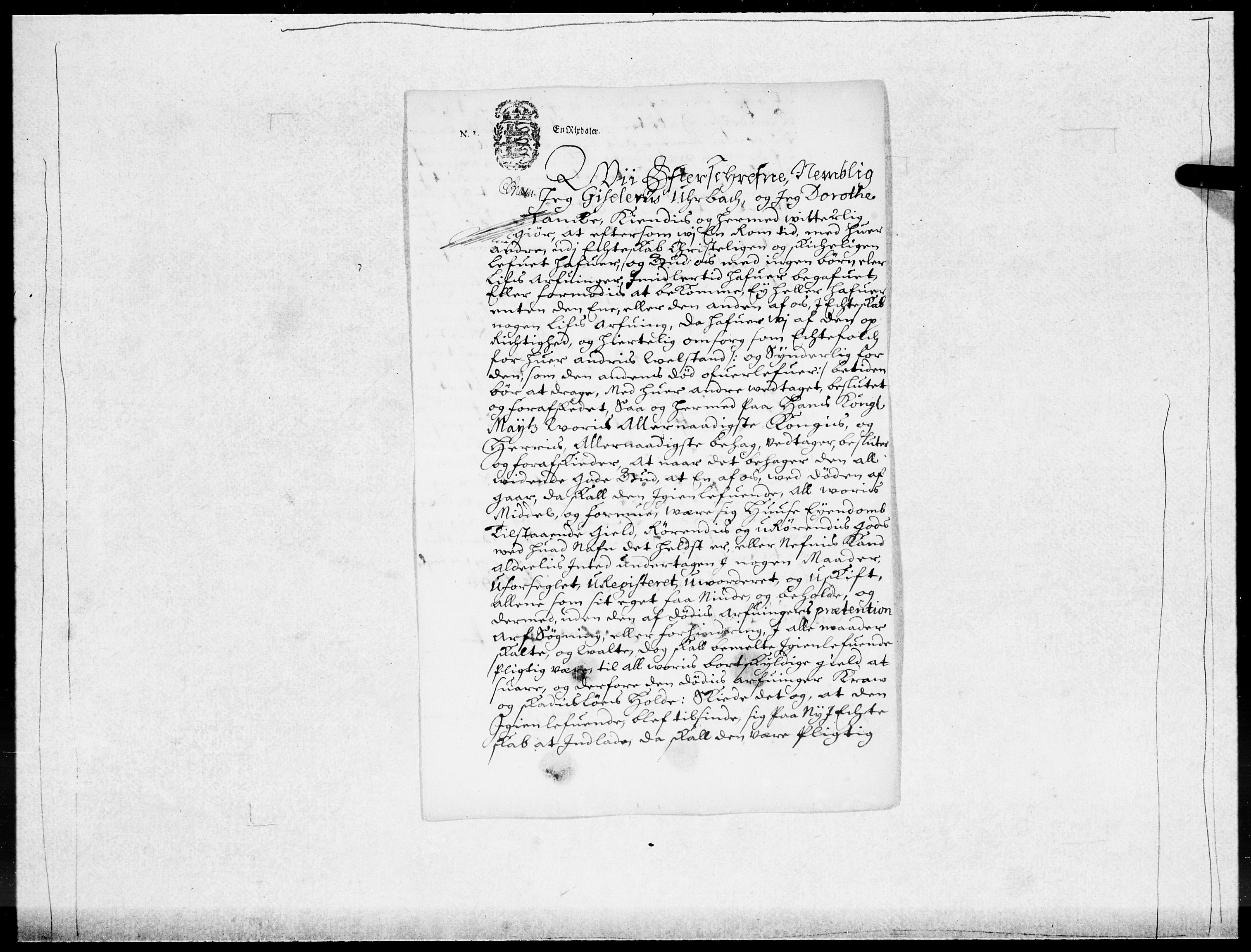 Danske Kanselli 1572-1799, AV/RA-EA-3023/F/Fc/Fcc/Fcca/L0048: Norske innlegg 1572-1799, 1697-1699, s. 267