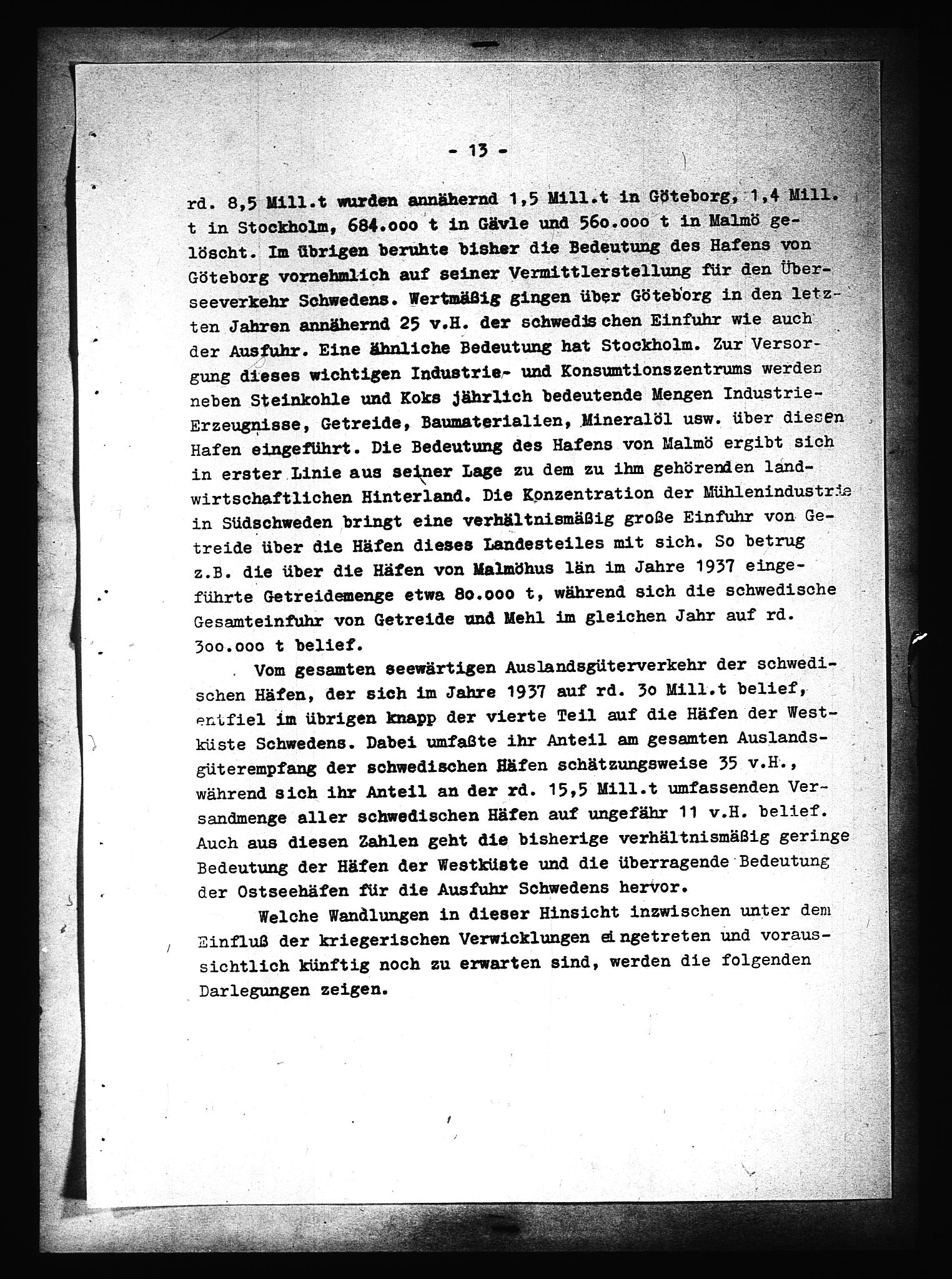 Documents Section, AV/RA-RAFA-2200/V/L0090: Amerikansk mikrofilm "Captured German Documents".
Box No. 952.  FKA jnr. 59/1955., 1940, s. 17