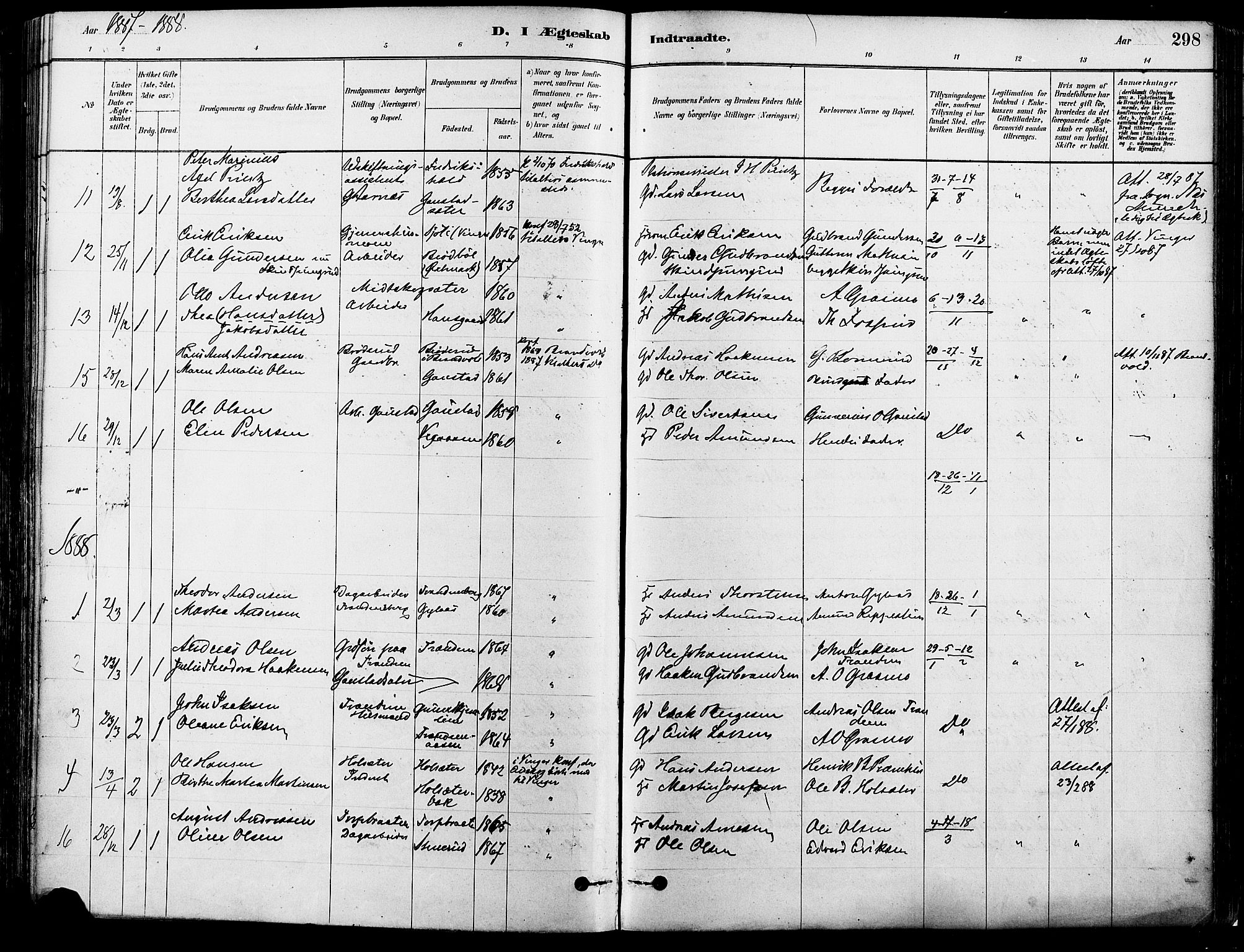 Eidskog prestekontor, AV/SAH-PREST-026/H/Ha/Haa/L0003: Ministerialbok nr. 3, 1879-1892, s. 298